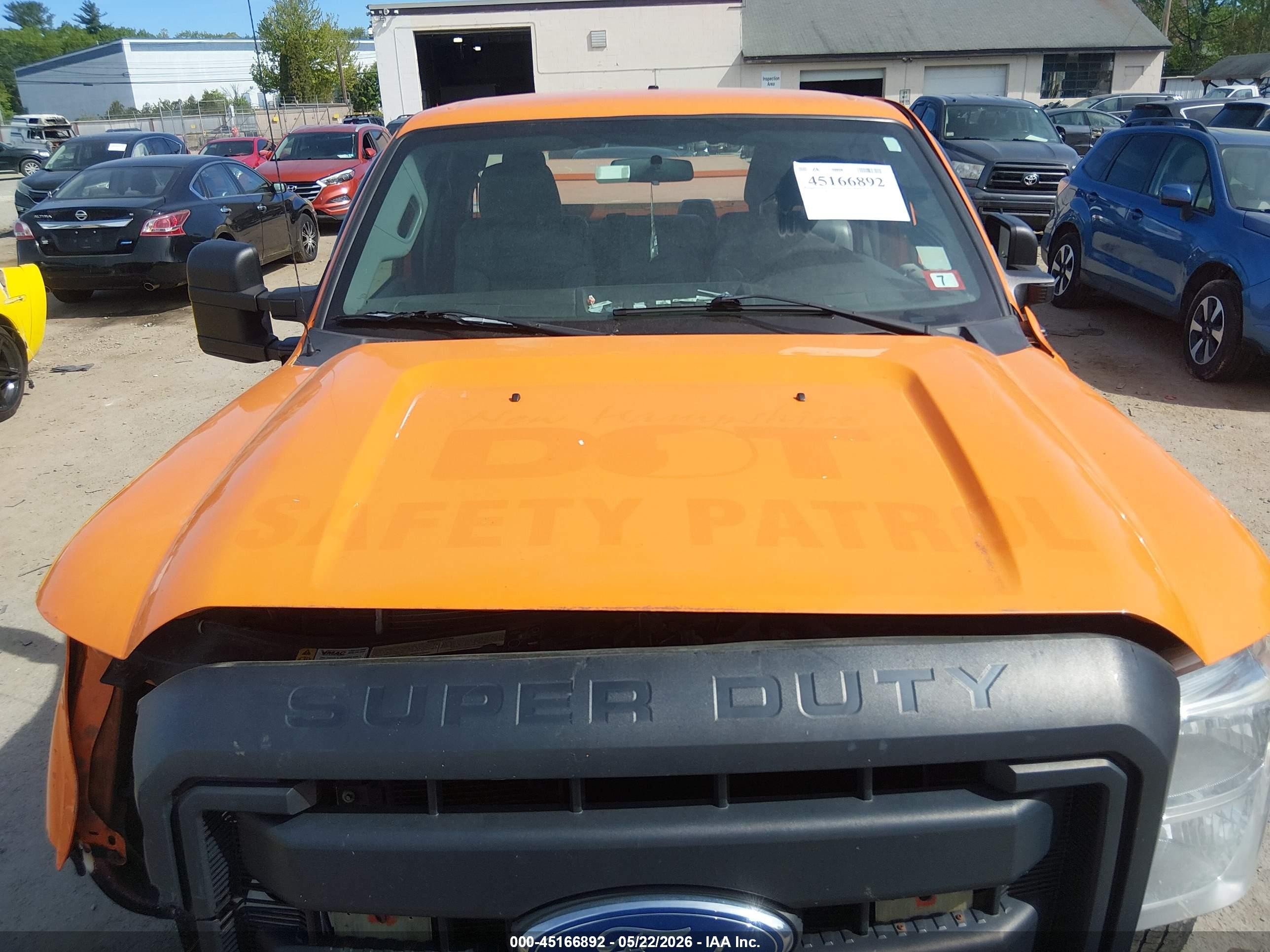 2015 Ford F-250 Xl Orange vin: 1FT7X2A63FEB32710