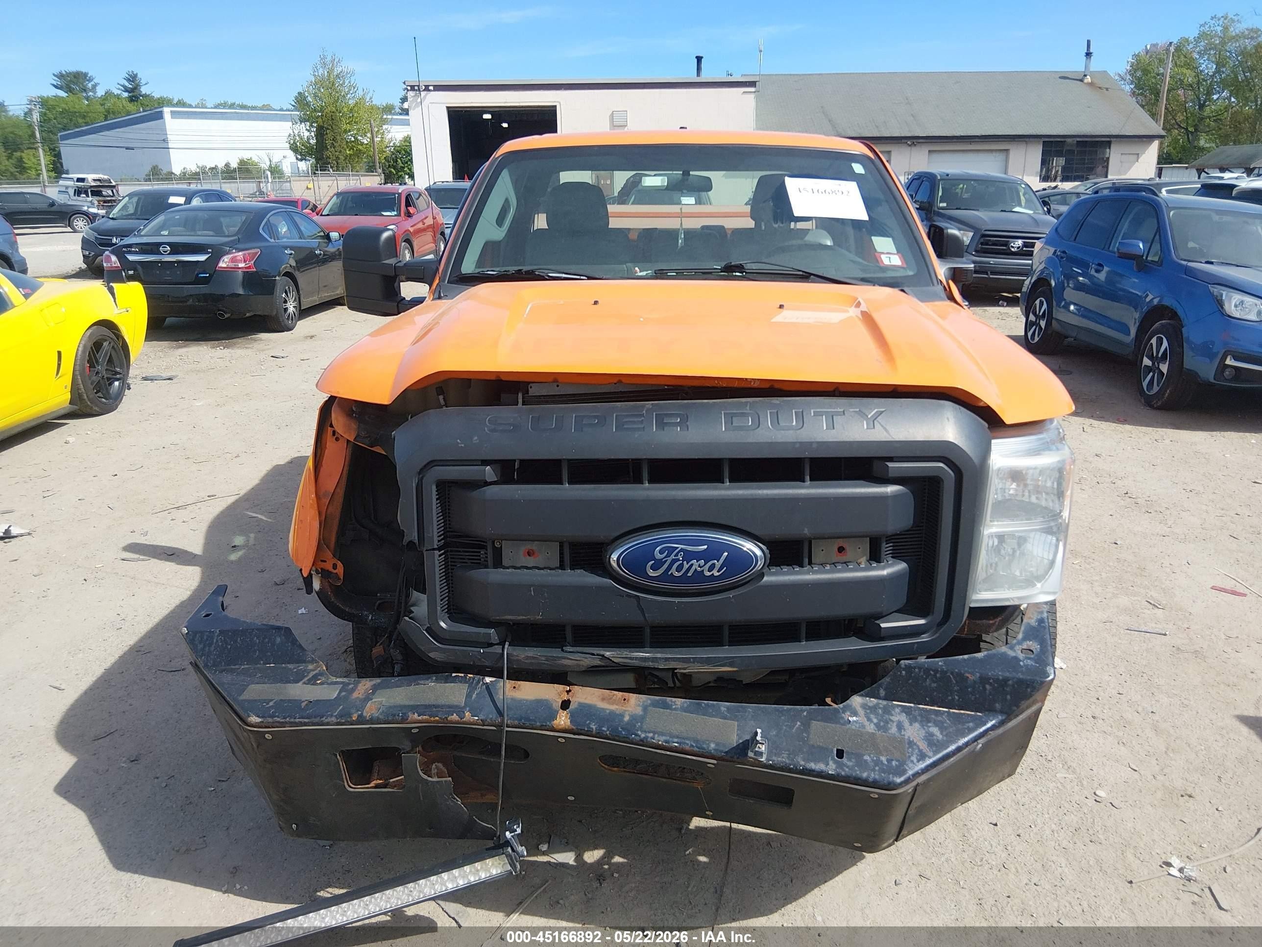 2015 Ford F-250 Xl Orange vin: 1FT7X2A63FEB32710