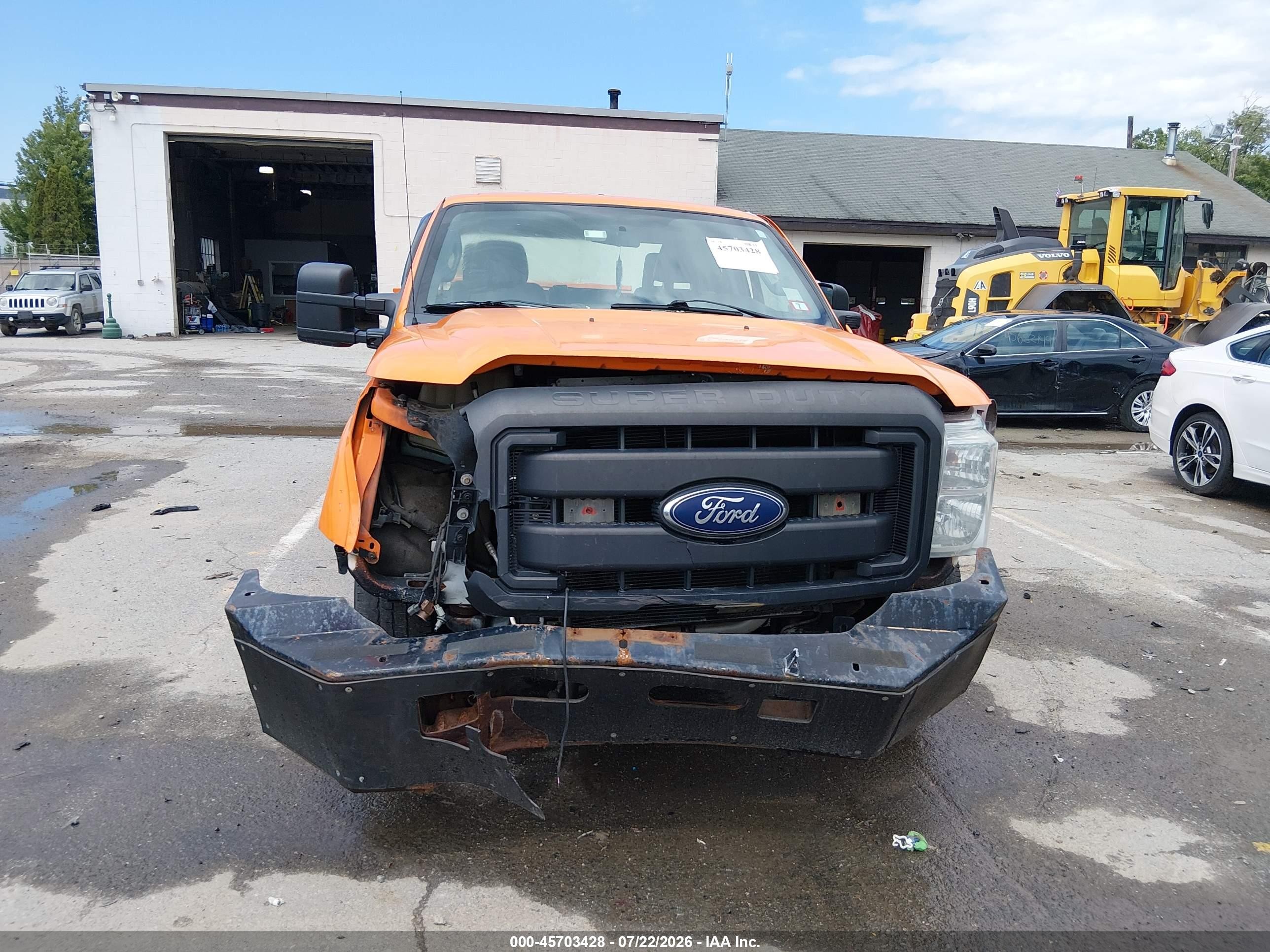 2015 Ford F-250 Xl Orange vin: 1FT7X2A63FEB32710
