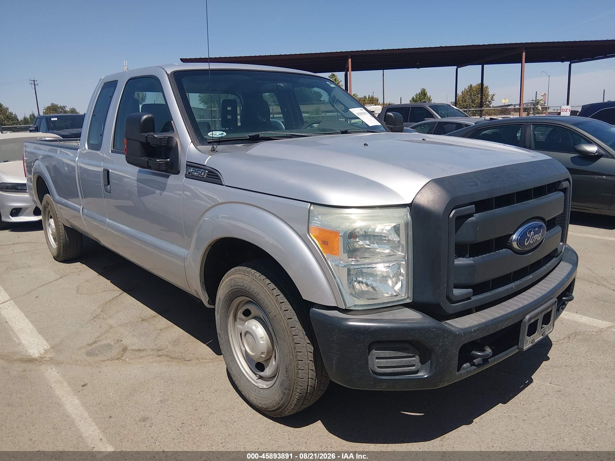 2015 Ford F-250 Xl Silver vin: 1FT7X2A63FED32132