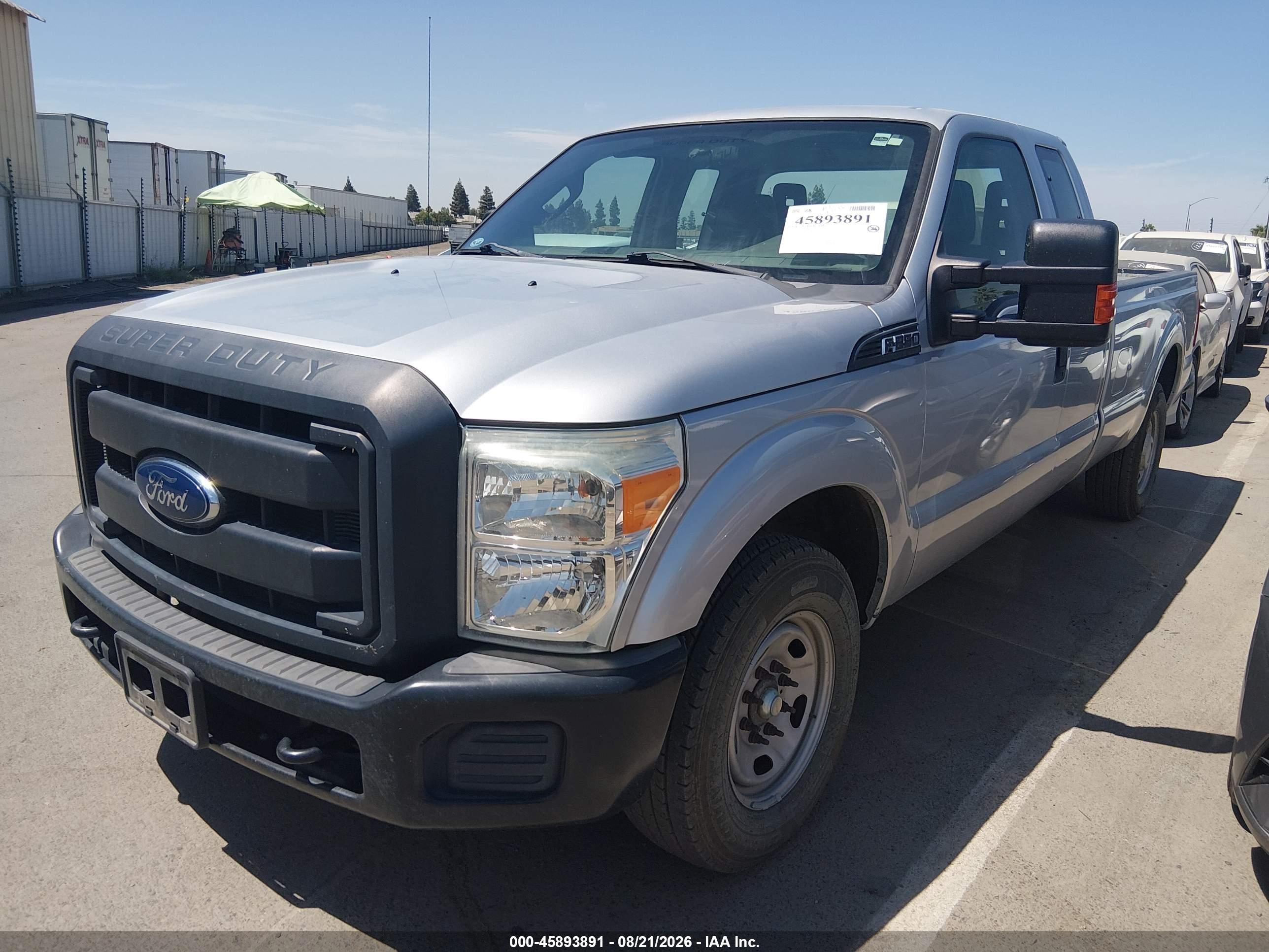 2015 Ford F-250 Xl Серебряный vin: 1FT7X2A63FED32132
