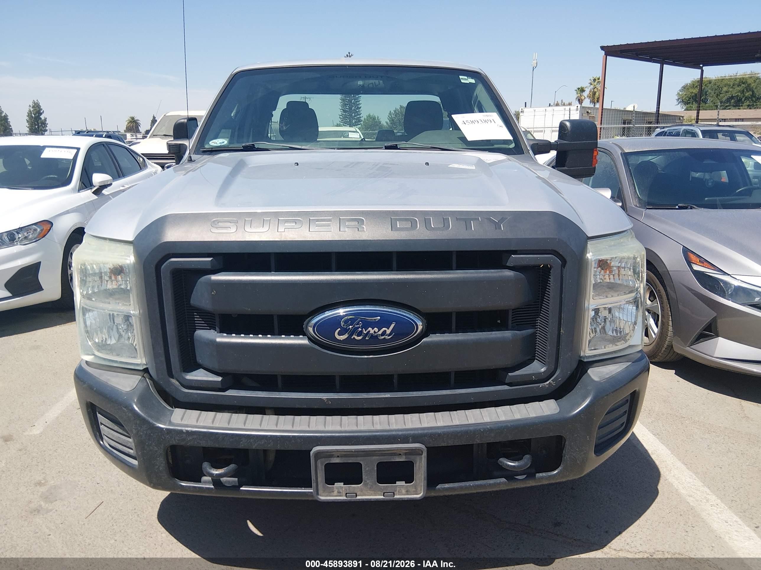 2015 Ford F-250 Xl Серебряный vin: 1FT7X2A63FED32132