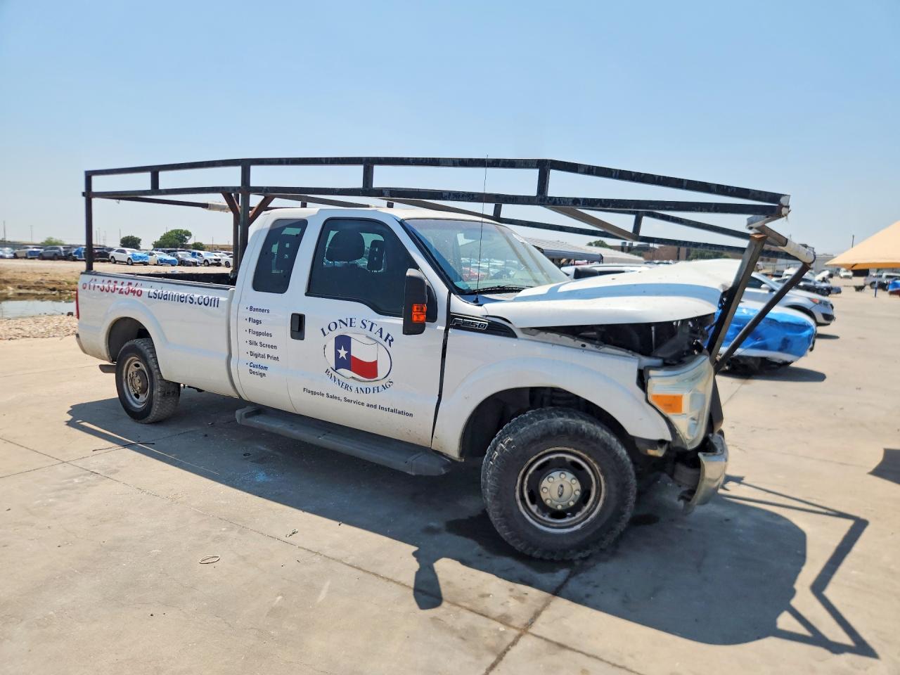 2011 Ford F250 Super Duty White vin: 1FT7X2A64BEC94713