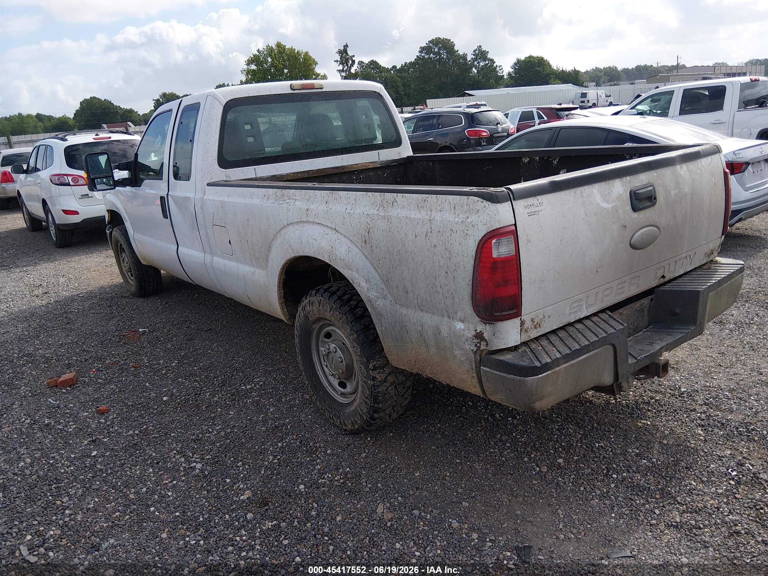 2012 Ford Super Duty F-250 Srw Xl Белый vin: 1FT7X2A64CEA49492