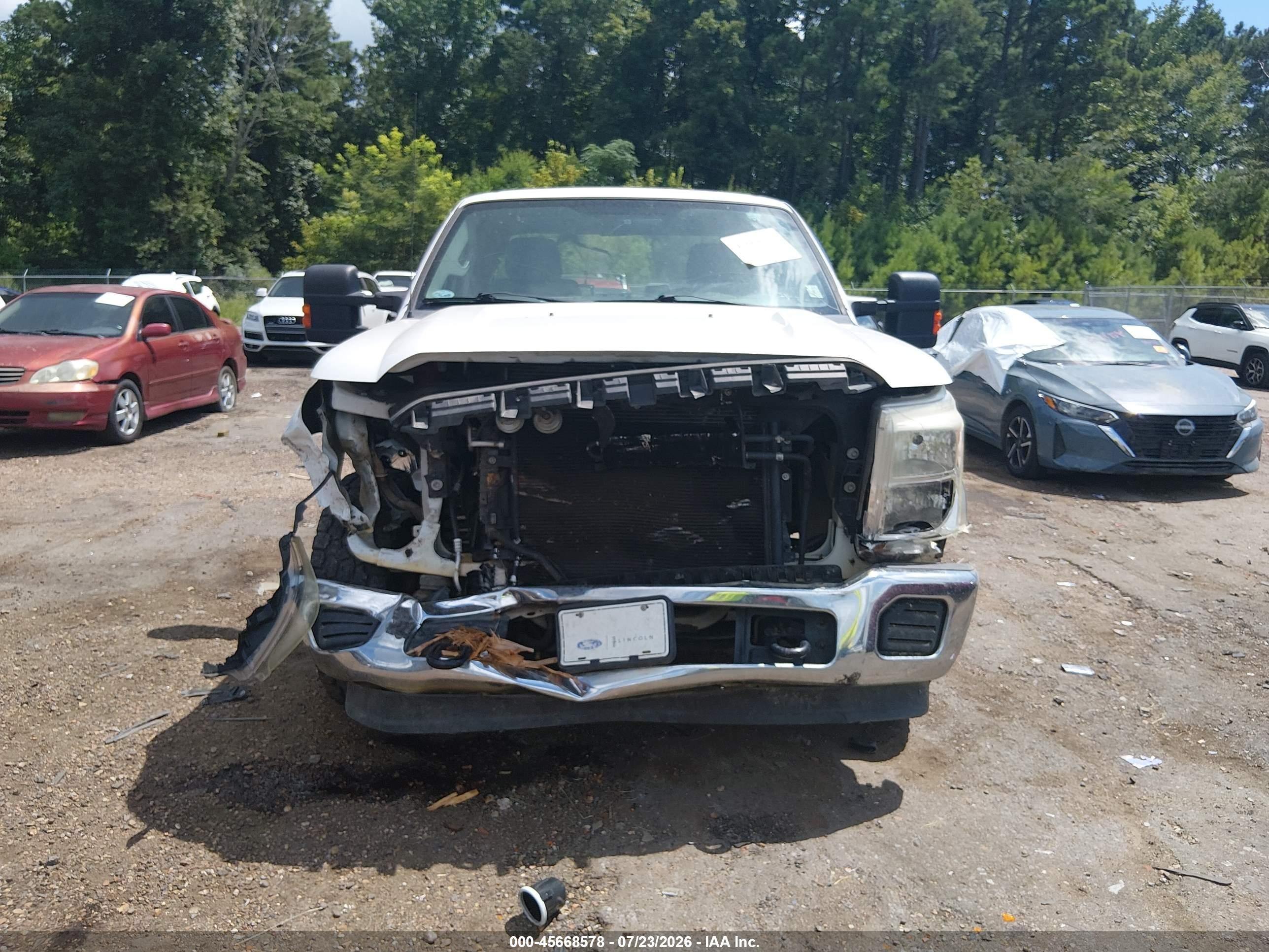 2012 Ford Super Duty F-250 Srw Xl White vin: 1FT7X2A64CEC23982