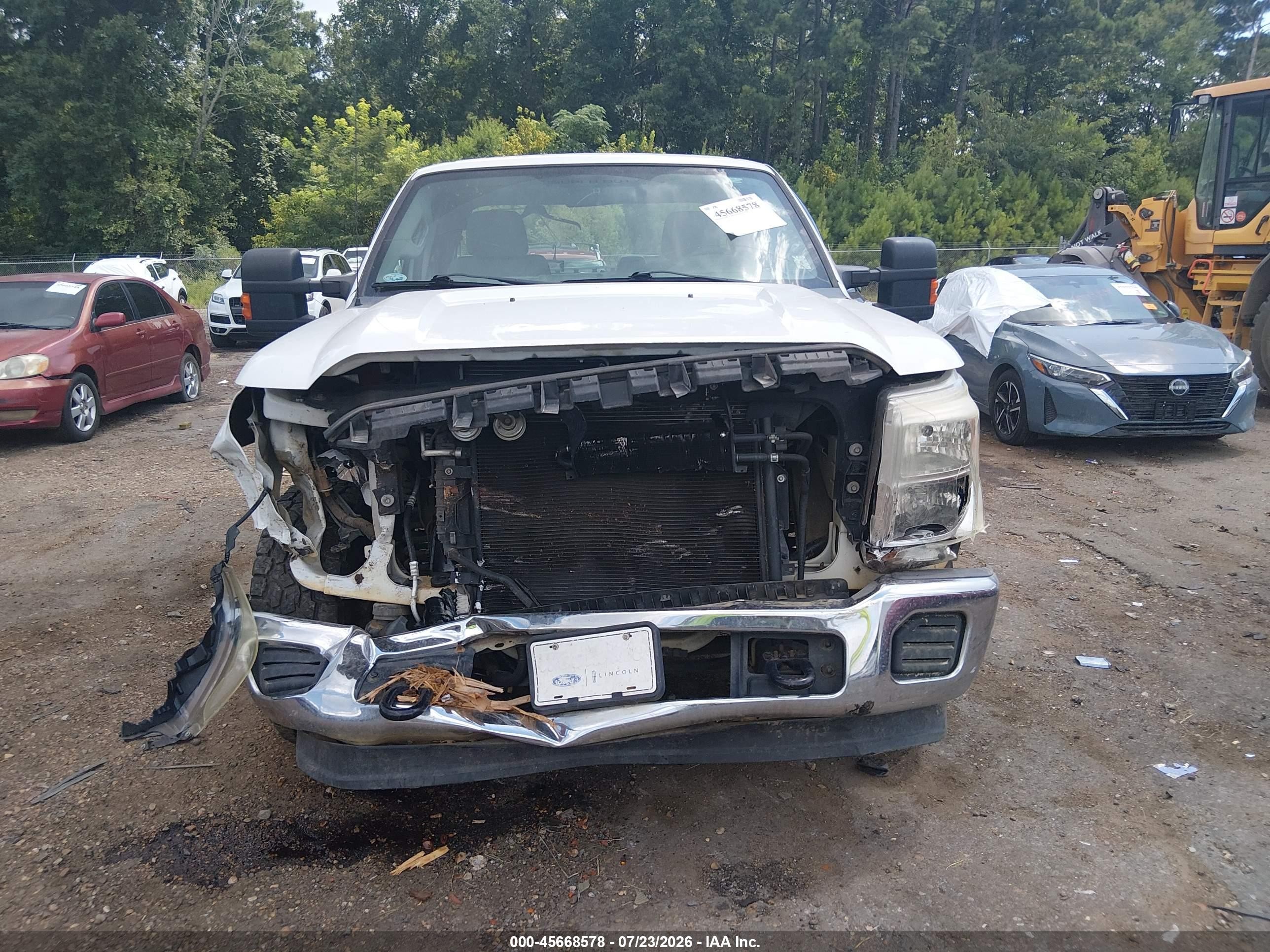 2012 Ford Super Duty F-250 Srw Xl White vin: 1FT7X2A64CEC23982