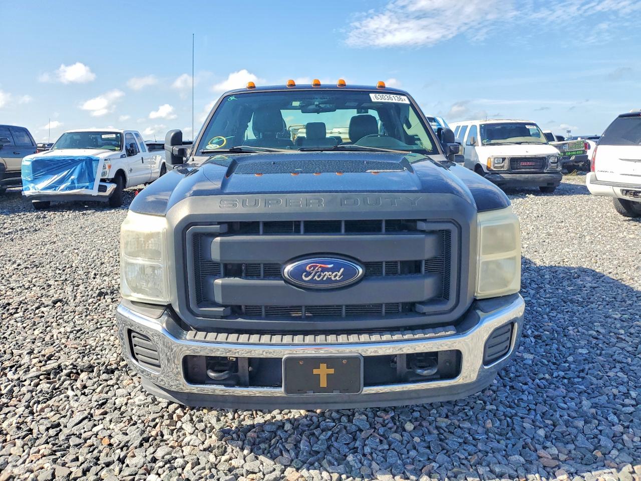 2012 Ford F250 Super Duty Черный vin: 1FT7X2A64CED22155