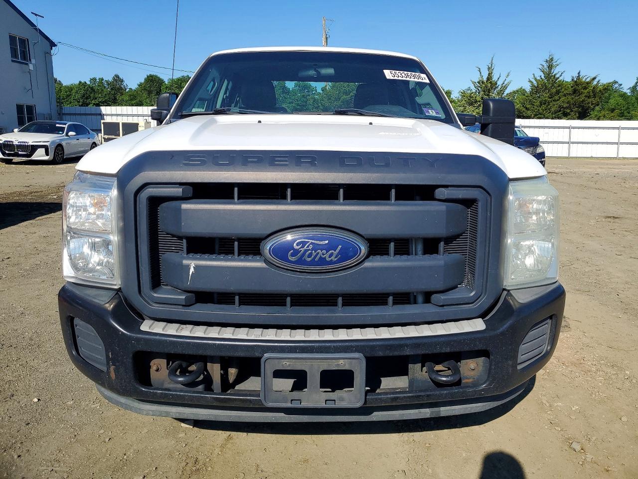 2015 Ford F250 Super Duty White vin: 1FT7X2A64FEB54036