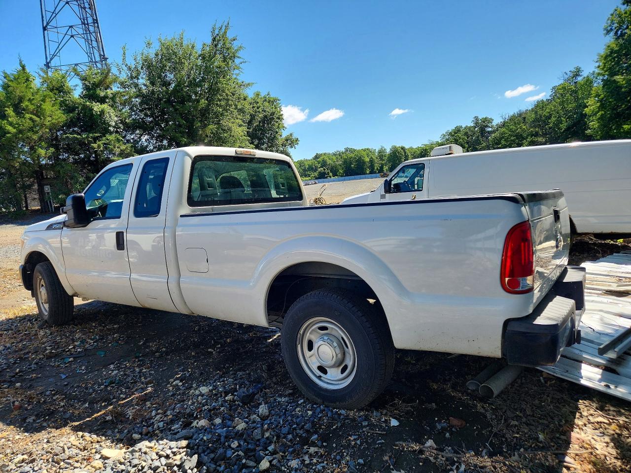 2015 Ford F250 Super Duty White vin: 1FT7X2A64FEB54036
