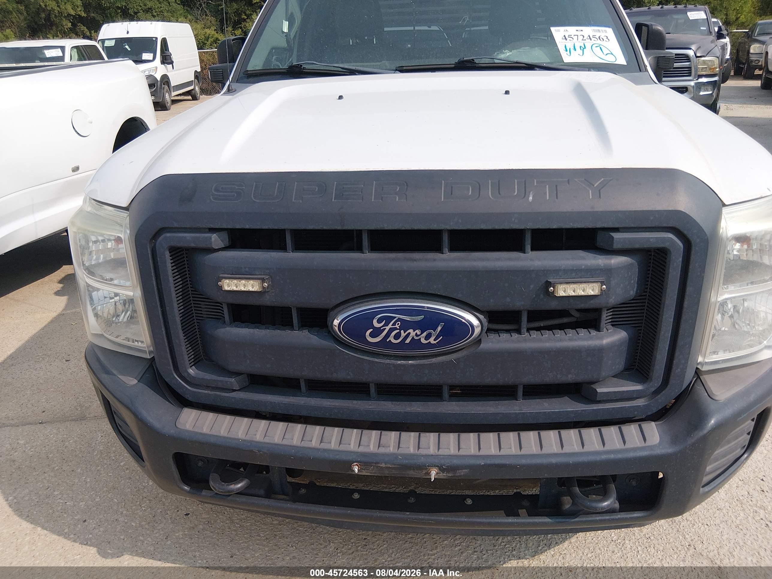 2015 Ford F-250 Xl White vin: 1FT7X2A64FEC17488