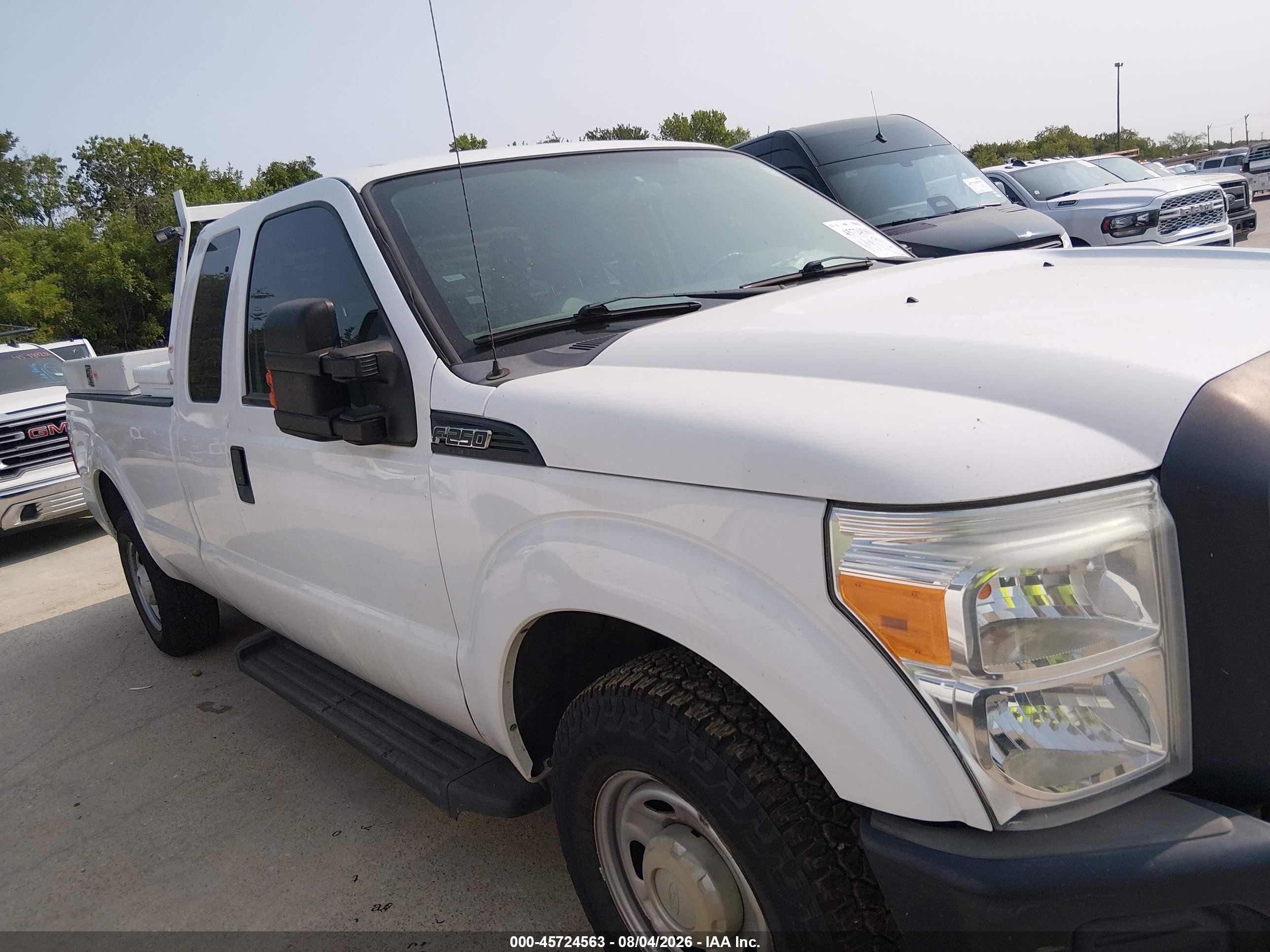 2015 Ford F-250 Xl White vin: 1FT7X2A64FEC17488