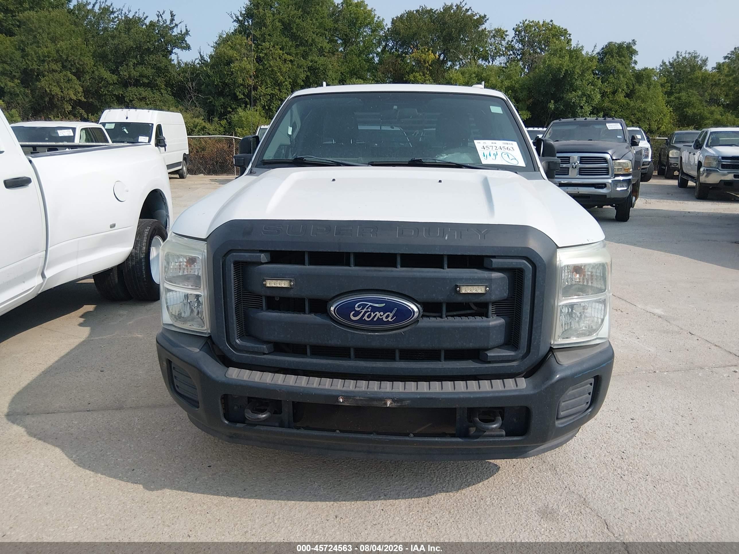 2015 Ford F-250 Xl White vin: 1FT7X2A64FEC17488