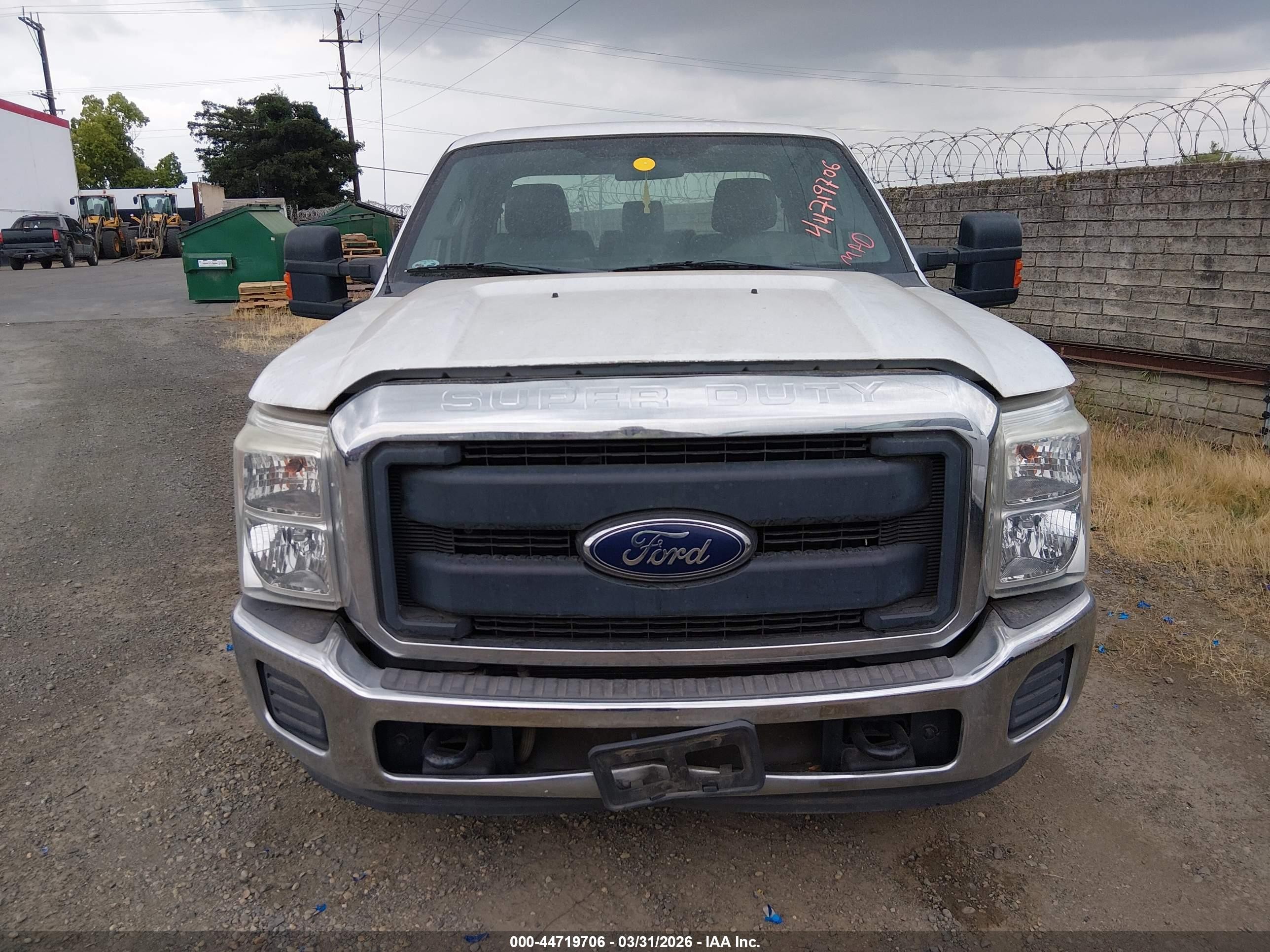 2016 Ford F-250 Xl White vin: 1FT7X2A64GEB86020
