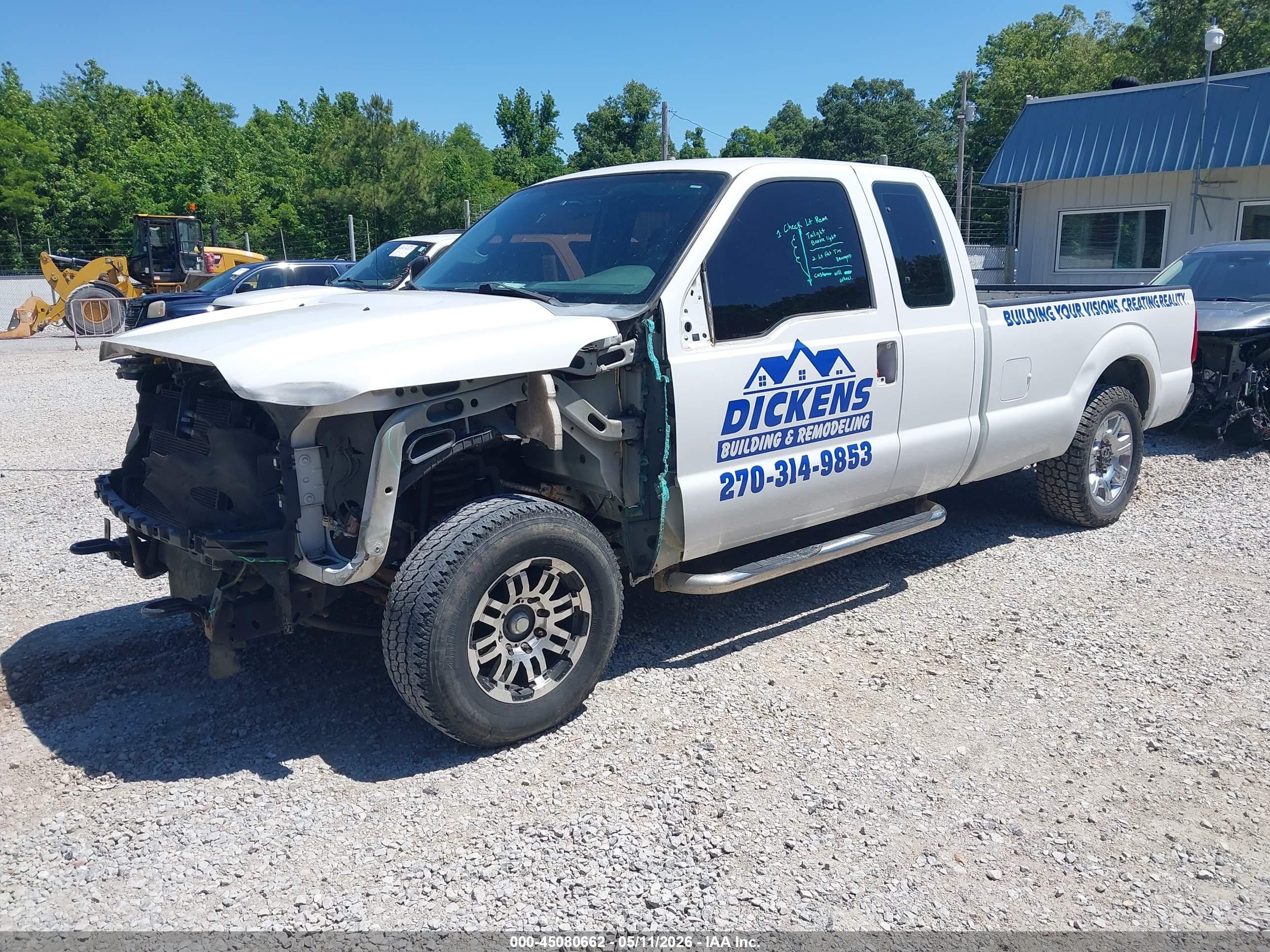 2011 Ford F-250 Xl White vin: 1FT7X2A65BEC29109