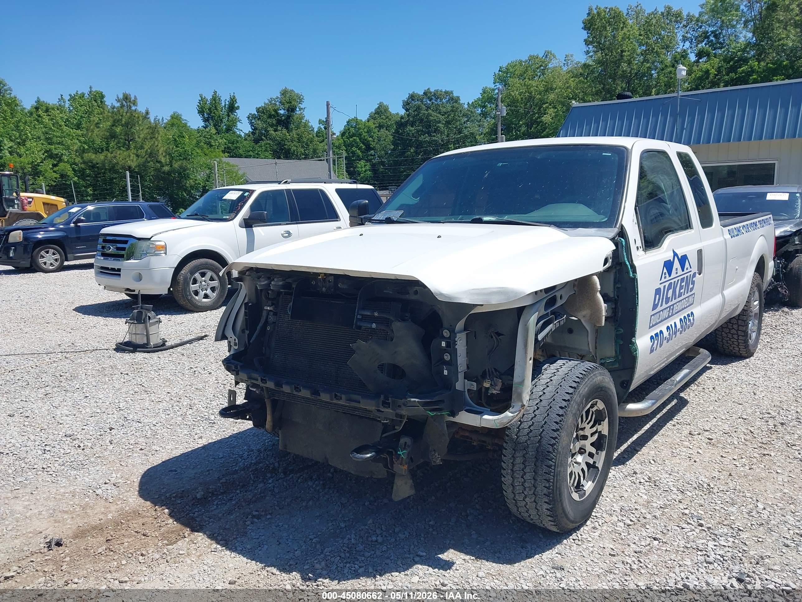 2011 Ford F-250 Xl White vin: 1FT7X2A65BEC29109