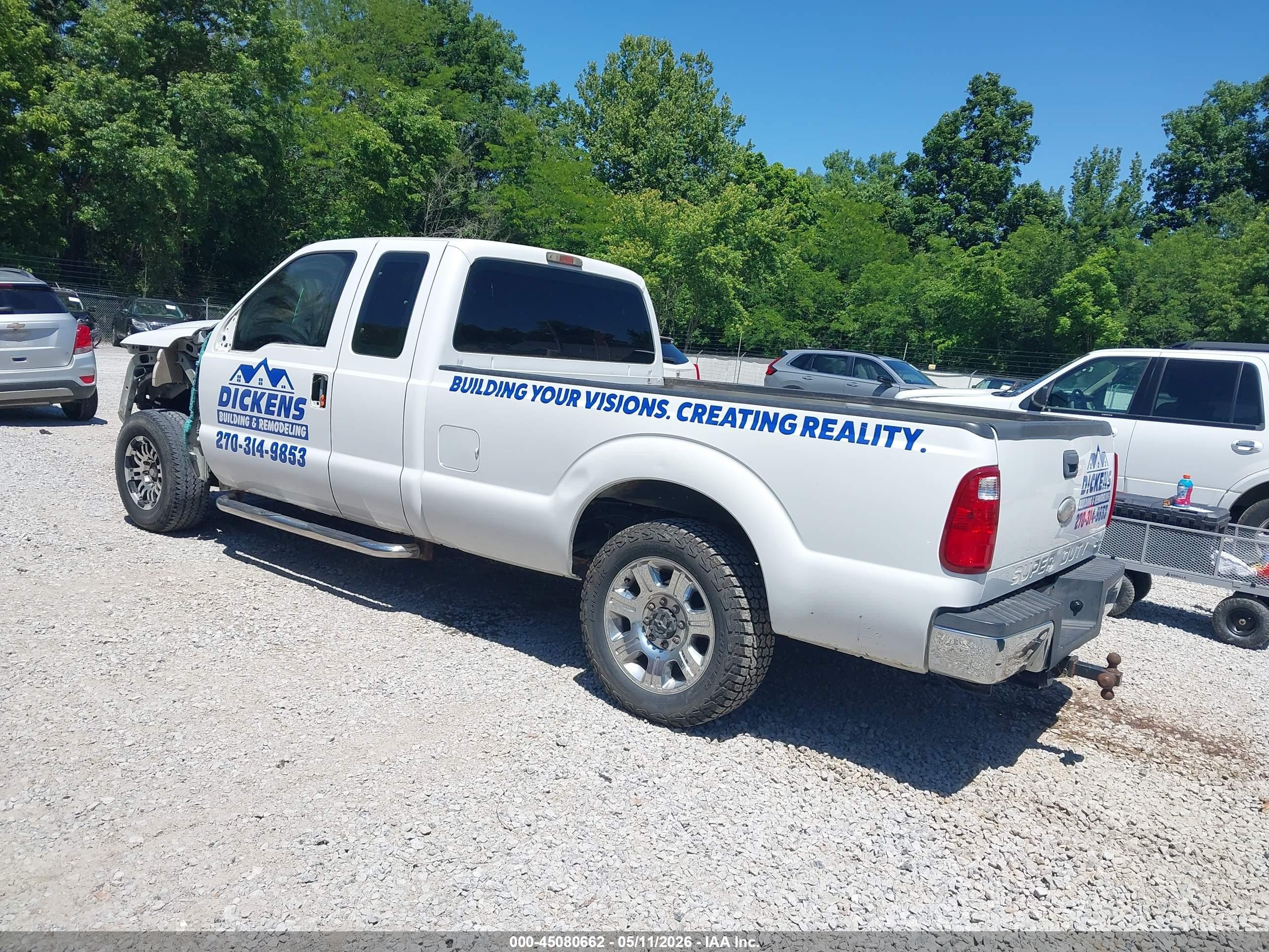 2011 Ford F-250 Xl White vin: 1FT7X2A65BEC29109