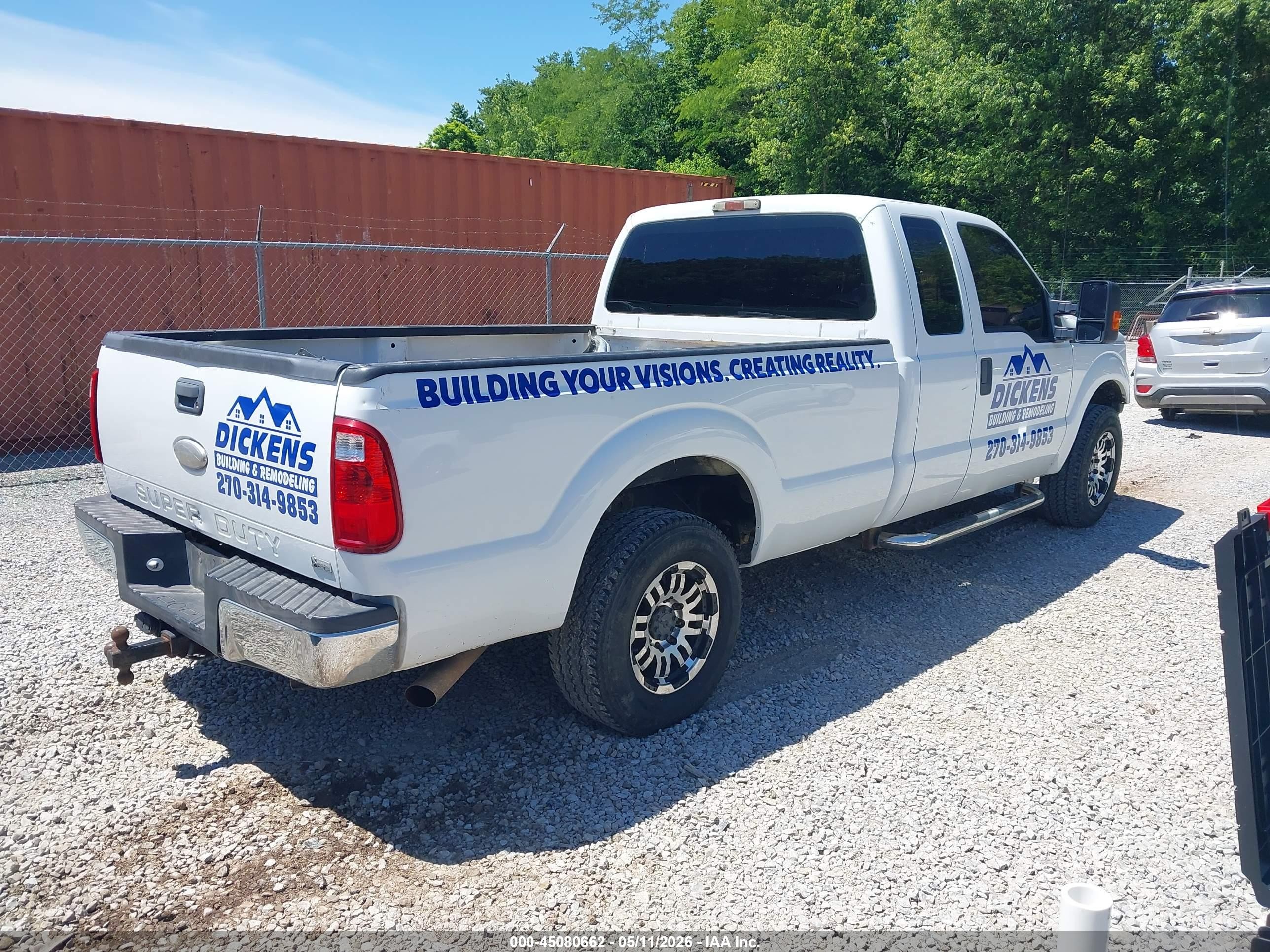 2011 Ford F-250 Xl White vin: 1FT7X2A65BEC29109