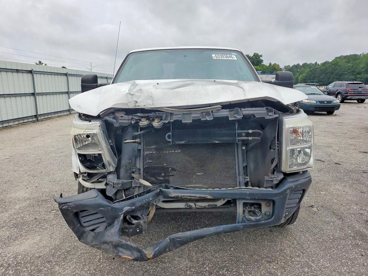 2015 Ford F250 Super Duty White vin: 1FT7X2A66FEC66319