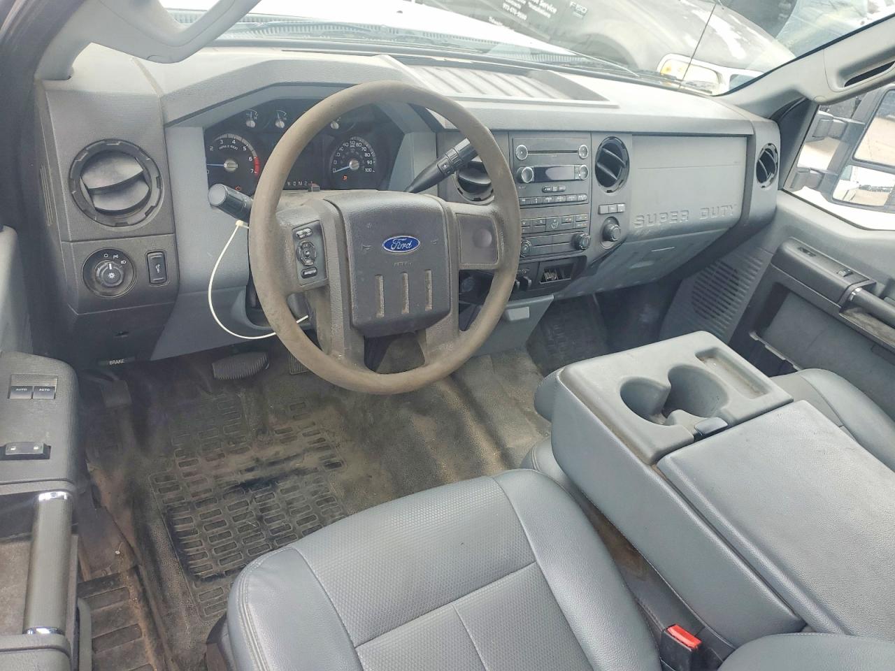 2014 Ford F250 Super Duty White vin: 1FT7X2A67EEA60327