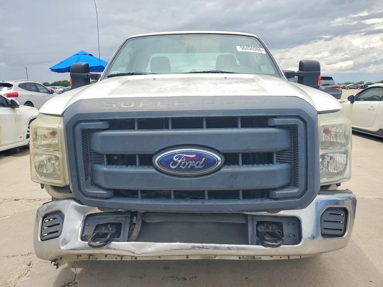 2014 Ford F250 Super Duty White vin: 1FT7X2A67EEA60327
