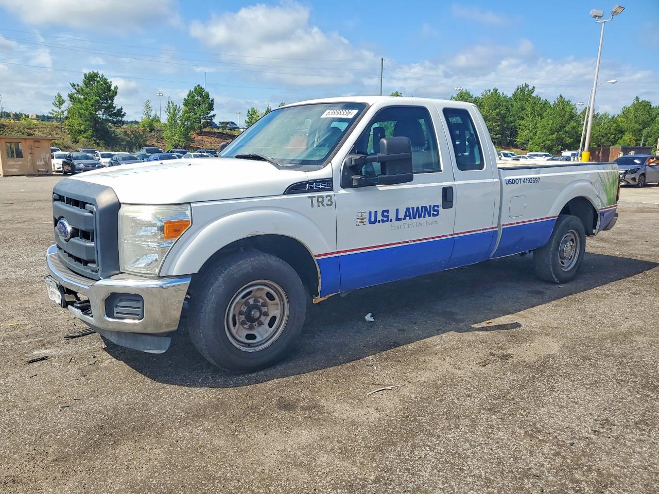 2013 Ford F250 Super Duty White vin: 1FT7X2A68DEB69930
