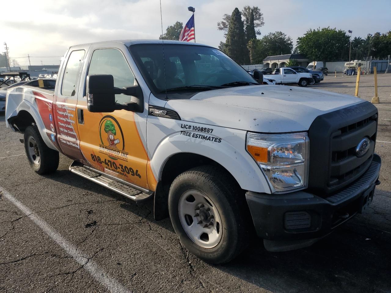 2014 Ford F250 Super Duty White vin: 1FT7X2A68EEA74706