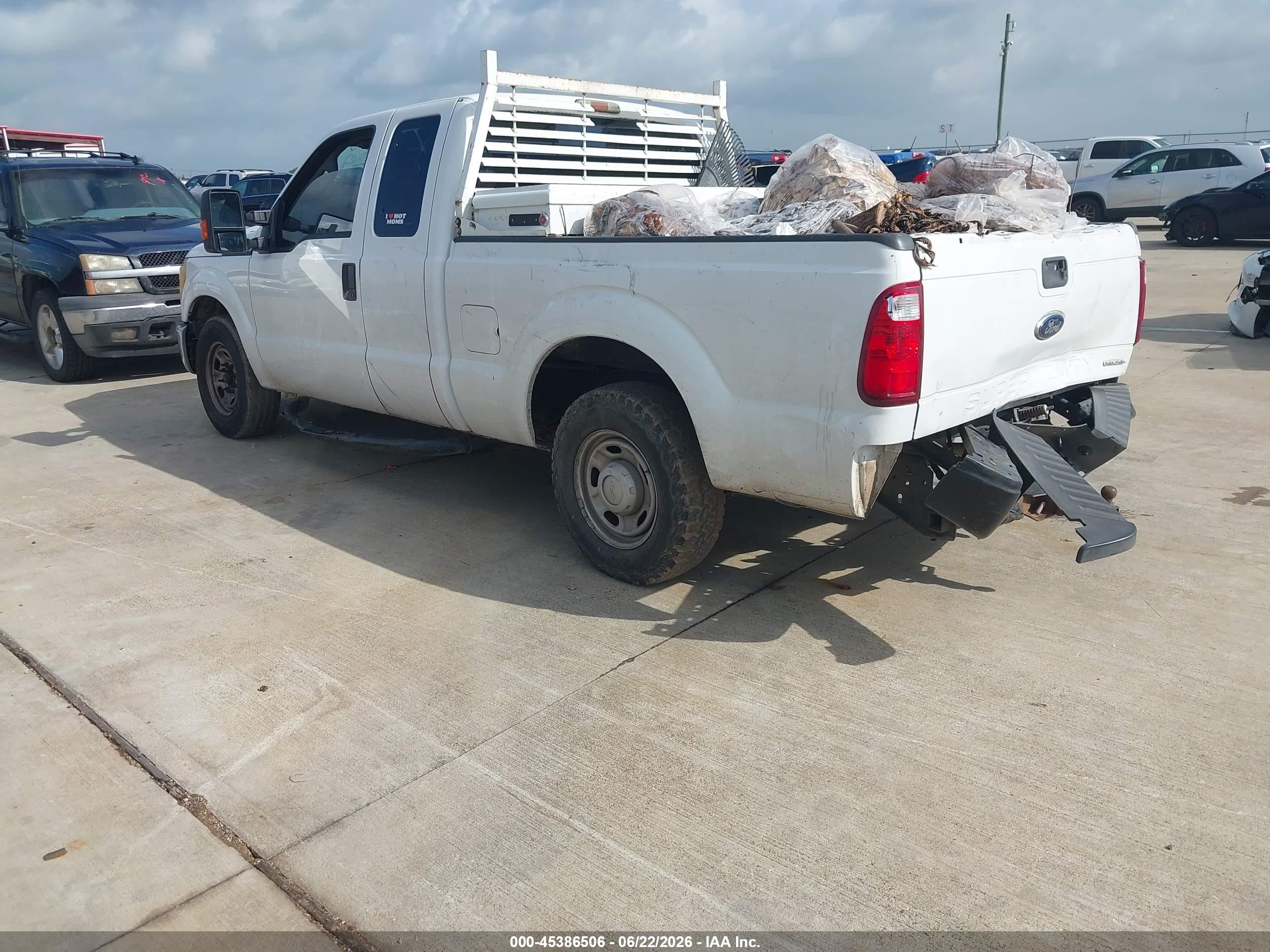 2014 Ford F-250 Xl White vin: 1FT7X2A68EEA92624