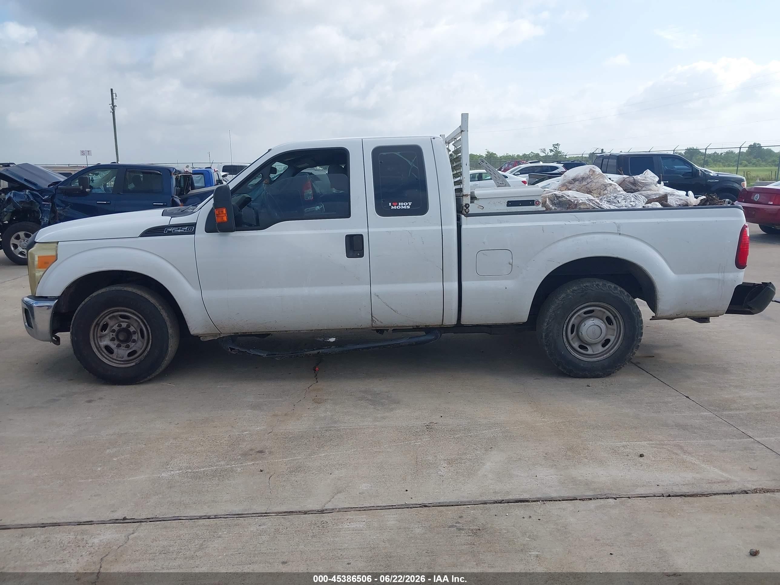 2014 Ford F-250 Xl White vin: 1FT7X2A68EEA92624