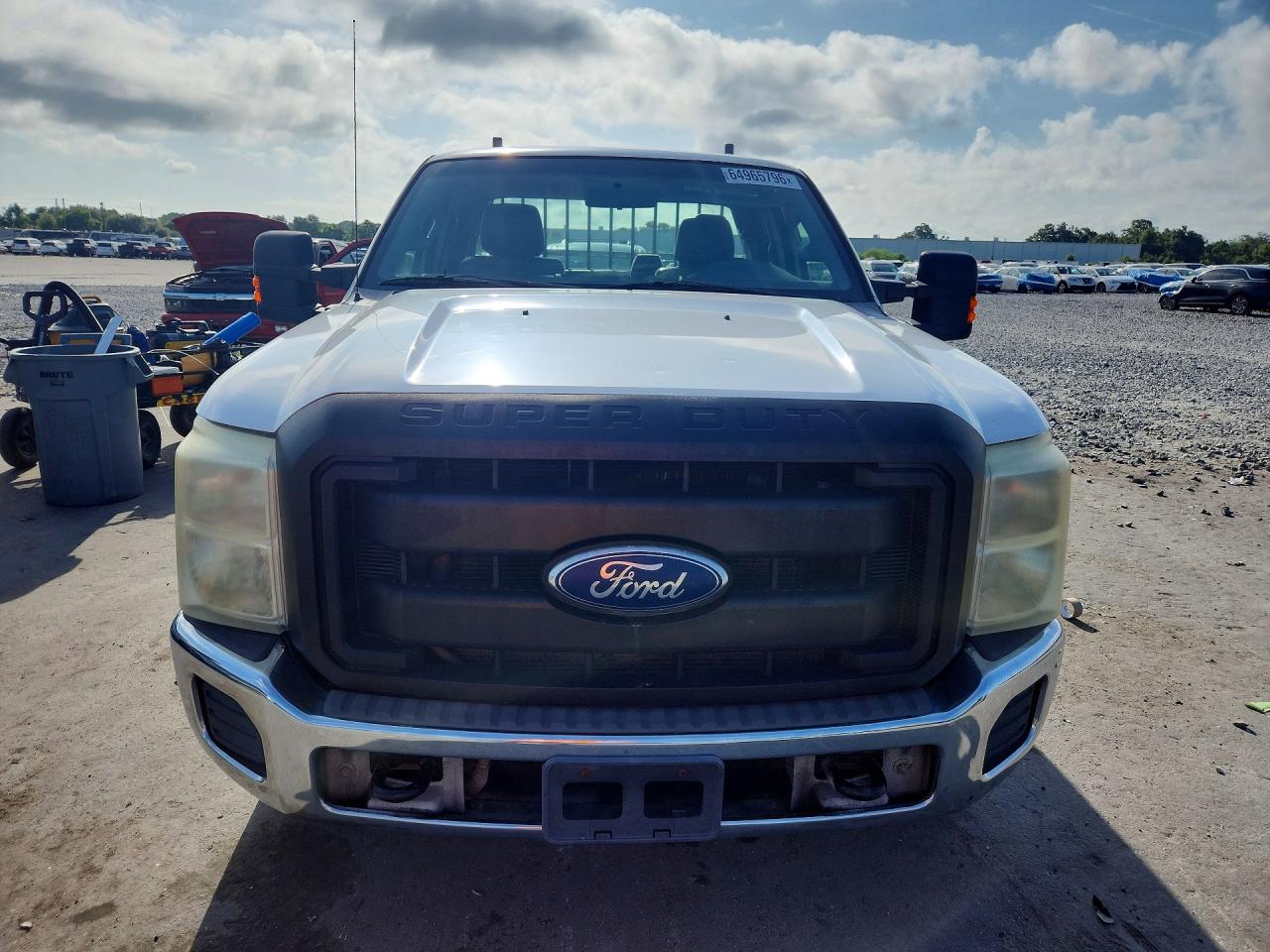 2011 Ford F250 Super Duty White vin: 1FT7X2A69BEC44518