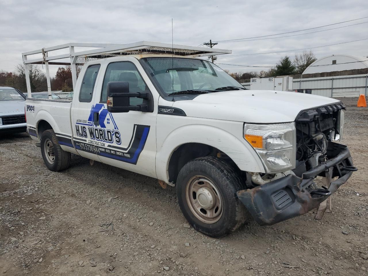 2014 Ford F250 Super Duty White vin: 1FT7X2A69EEB69632