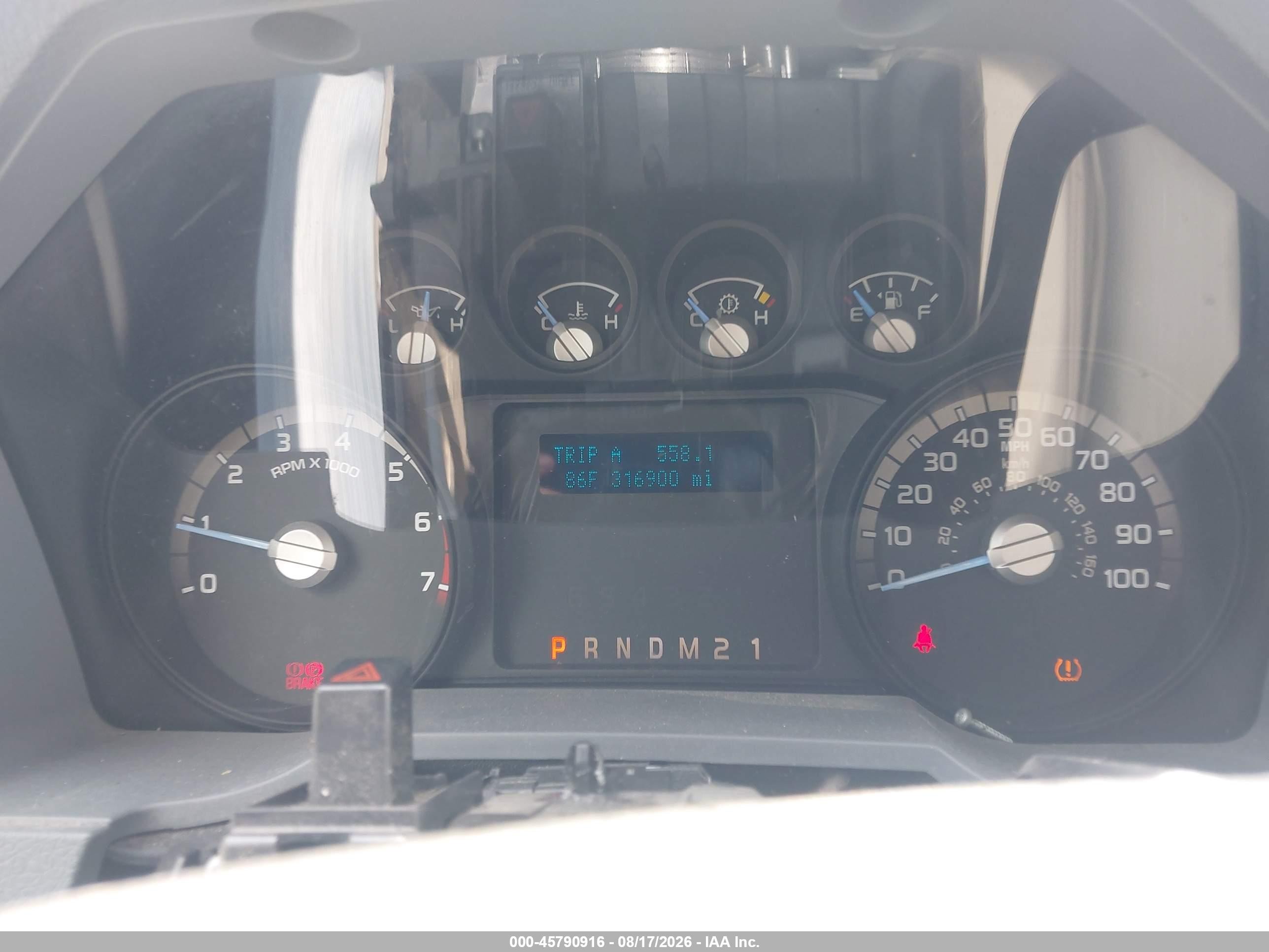 2012 Ford F-250 Xl White vin: 1FT7X2A6XCEA19655