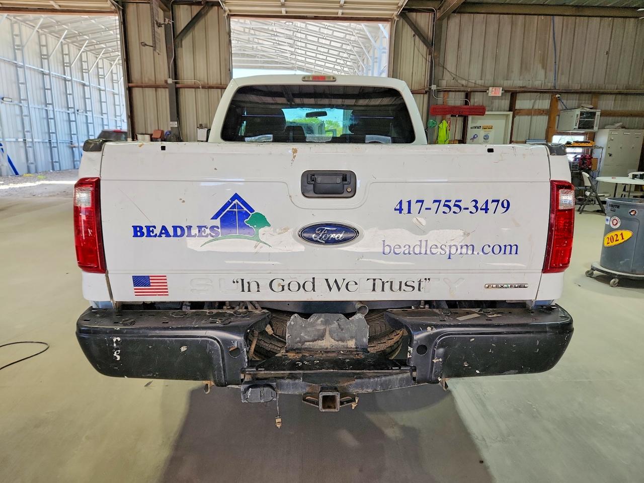 2015 Ford F250 Super Duty White vin: 1FT7X2A6XFEB63775