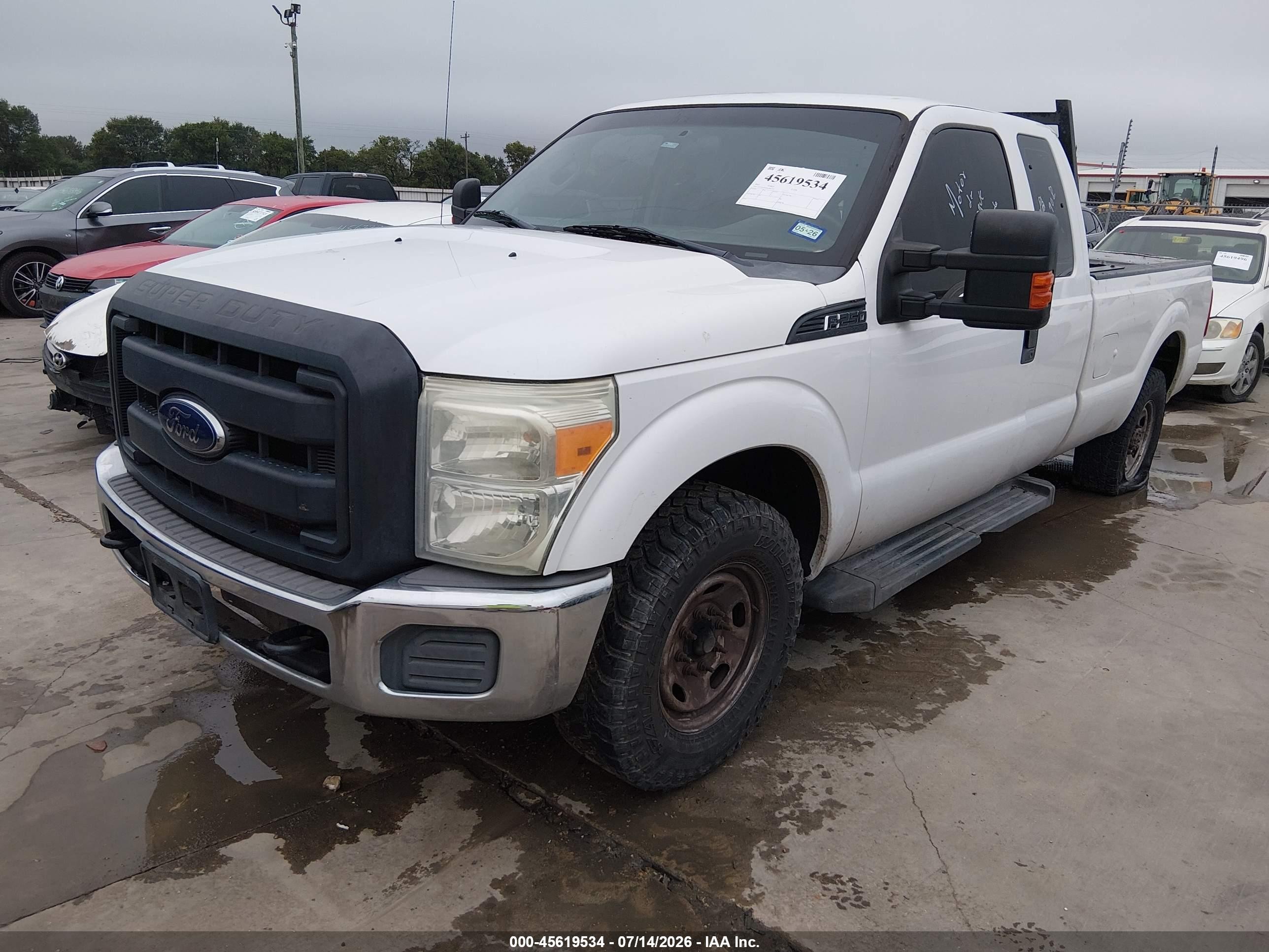 2015 Ford F-250 Xl Белый vin: 1FT7X2A6XFEB87221