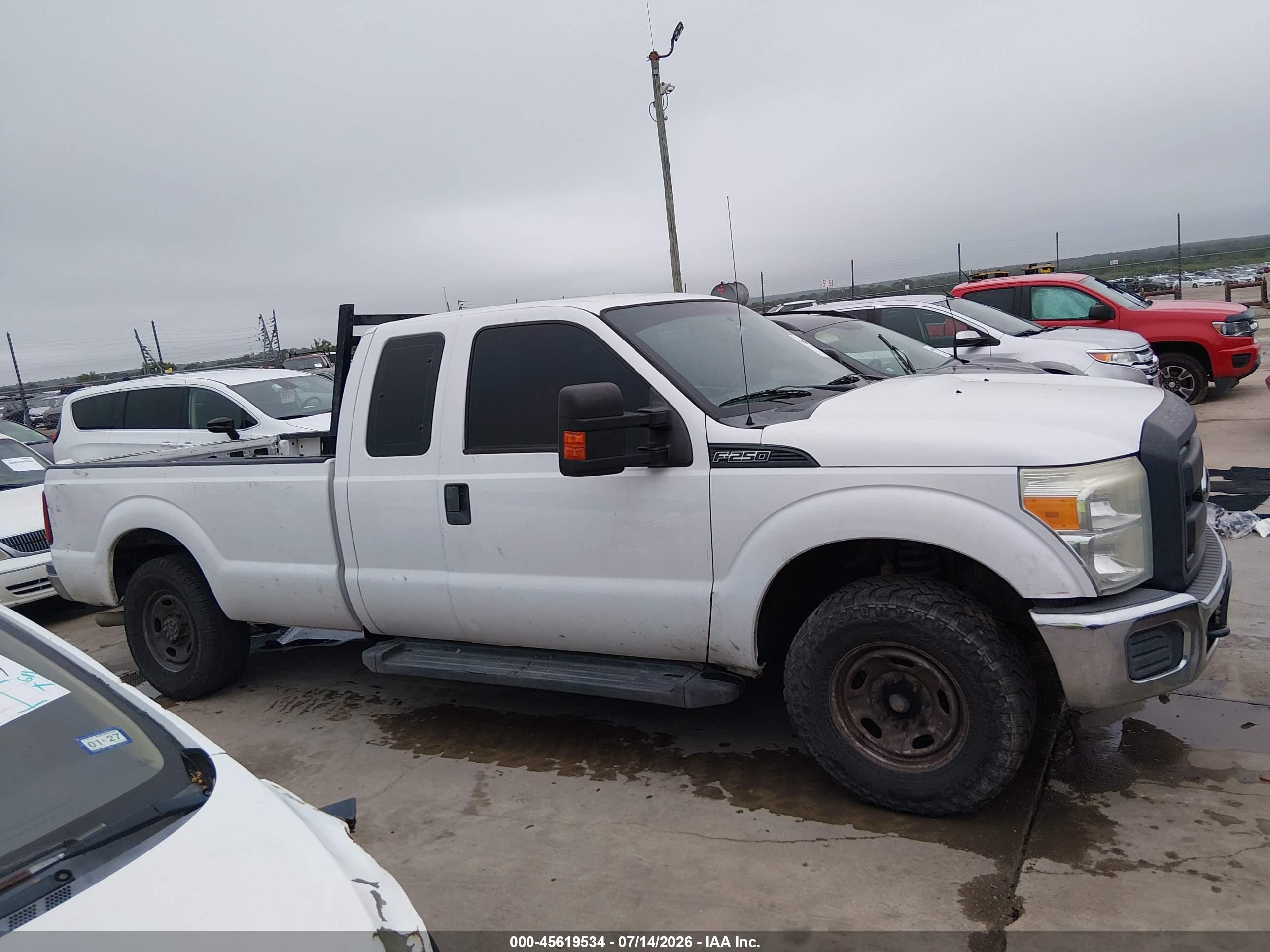 2015 Ford F-250 Xl Белый vin: 1FT7X2A6XFEB87221
