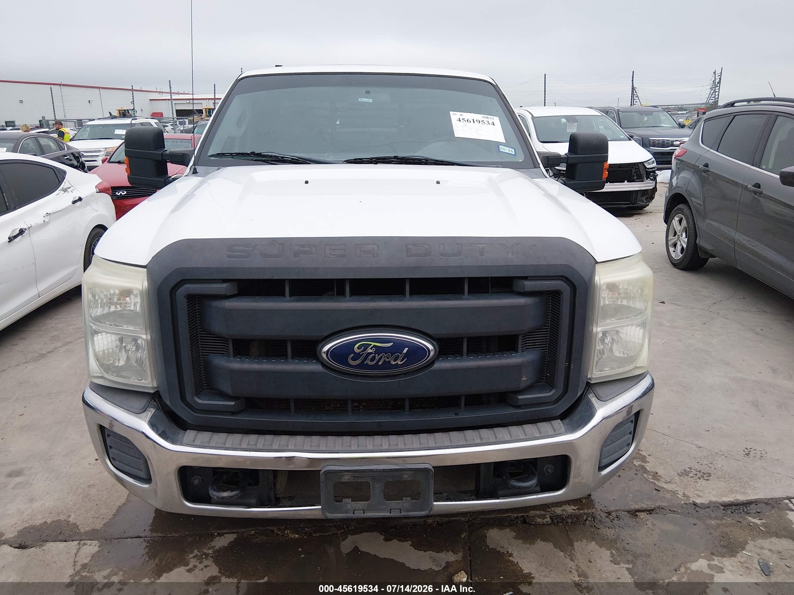 2015 Ford F-250 Xl Белый vin: 1FT7X2A6XFEB87221
