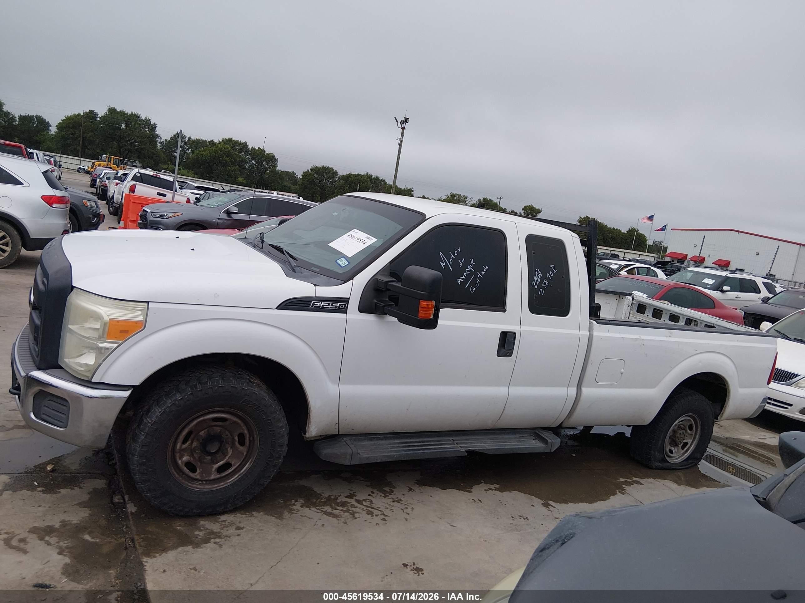 2015 Ford F-250 Xl Белый vin: 1FT7X2A6XFEB87221