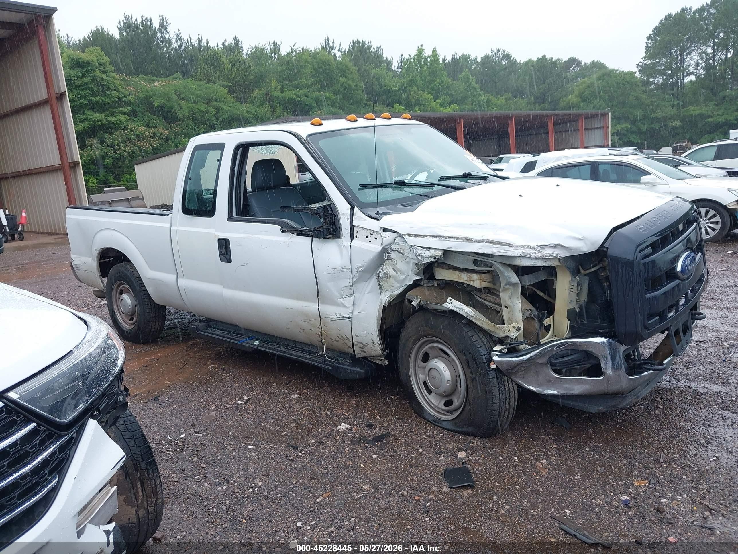 2015 Ford F-250 Xl White vin: 1FT7X2A6XFEC08553