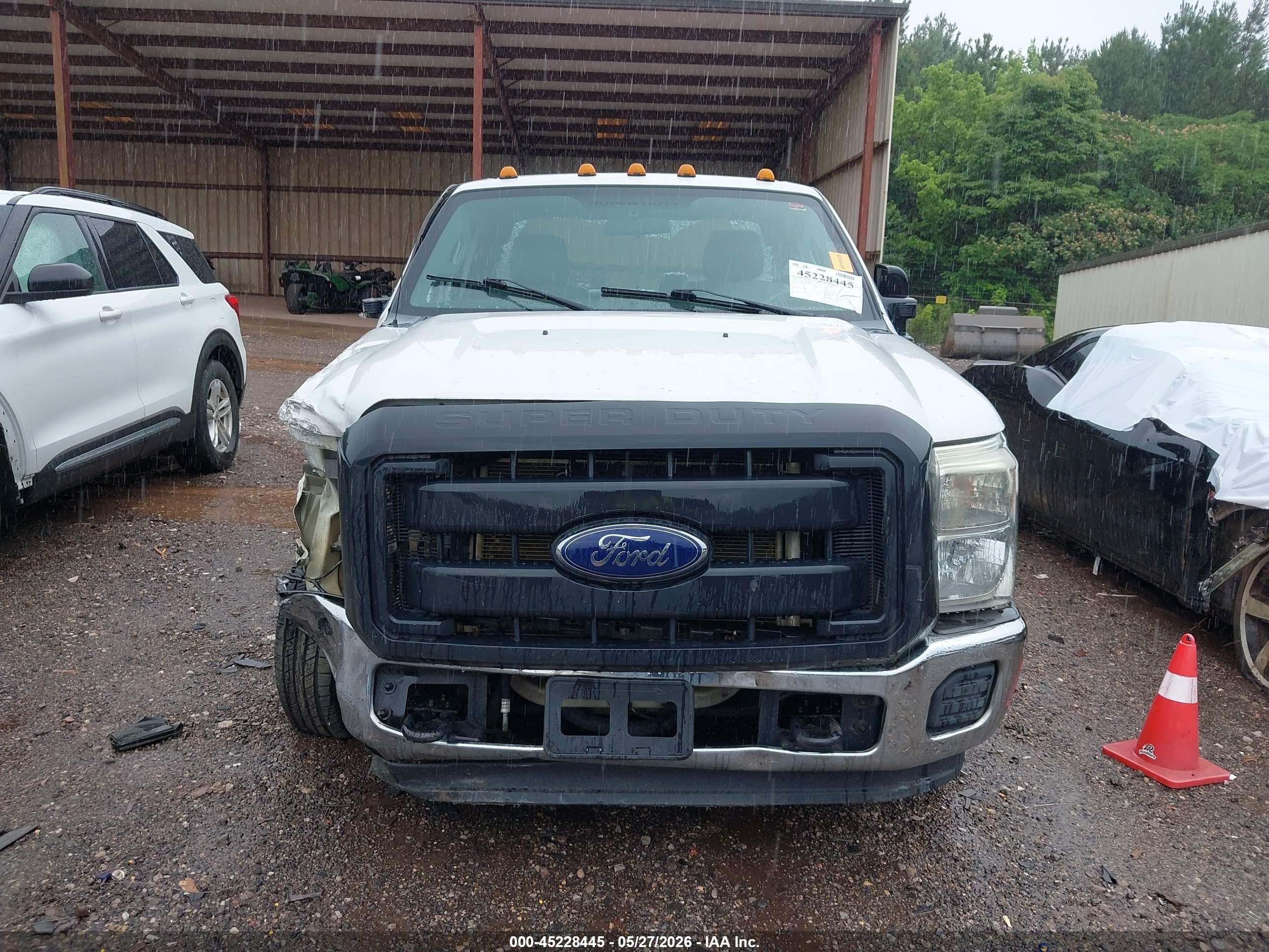 2015 Ford F-250 Xl White vin: 1FT7X2A6XFEC08553