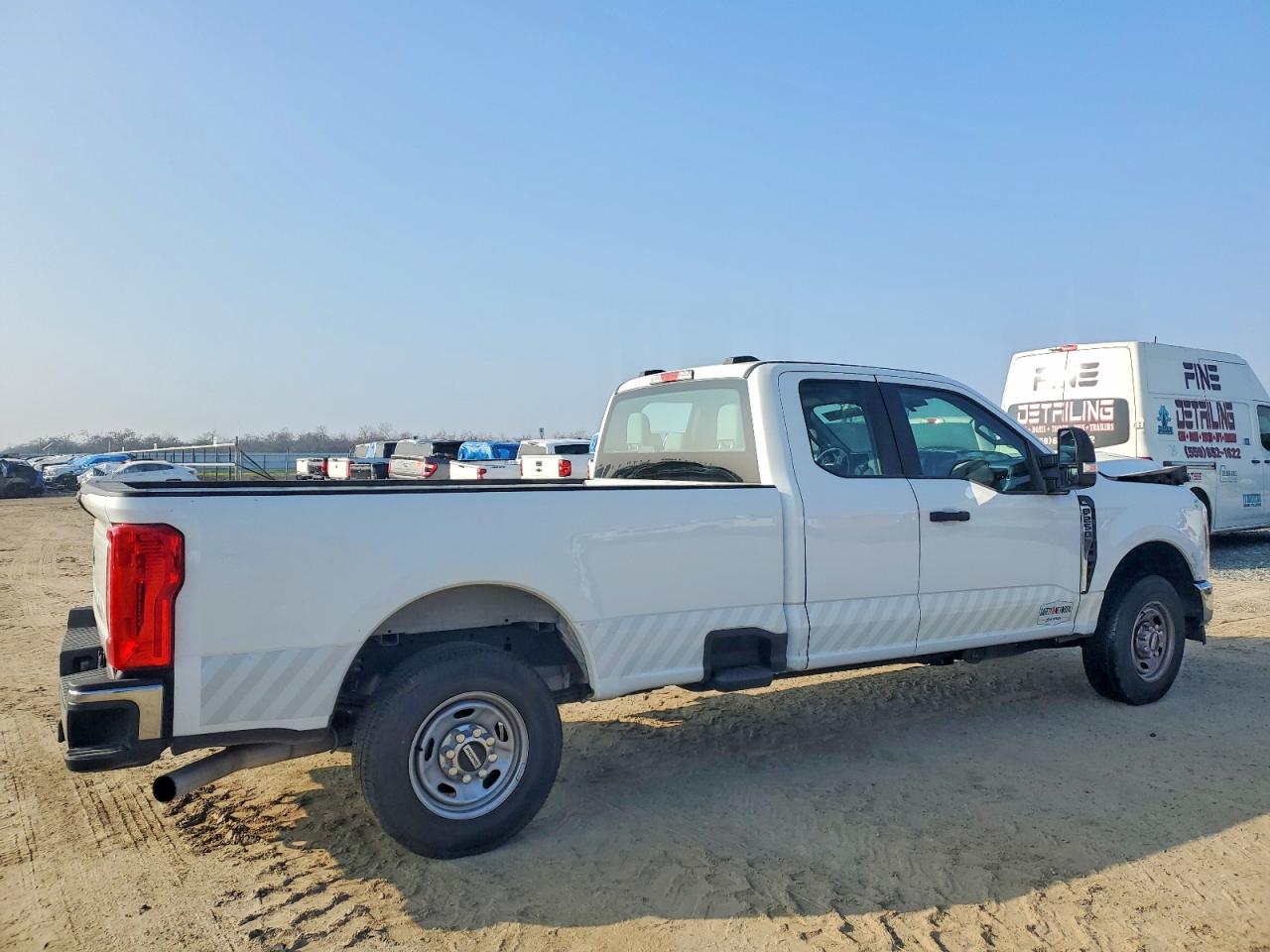 2024 Ford F250 Super Duty White vin: 1FT7X2AA4RED40488