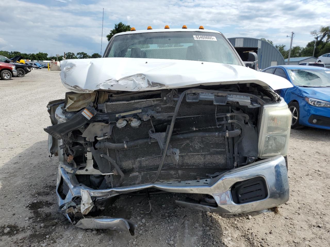 2015 Ford F250 Super Duty White vin: 1FT7X2AT0FEB03896