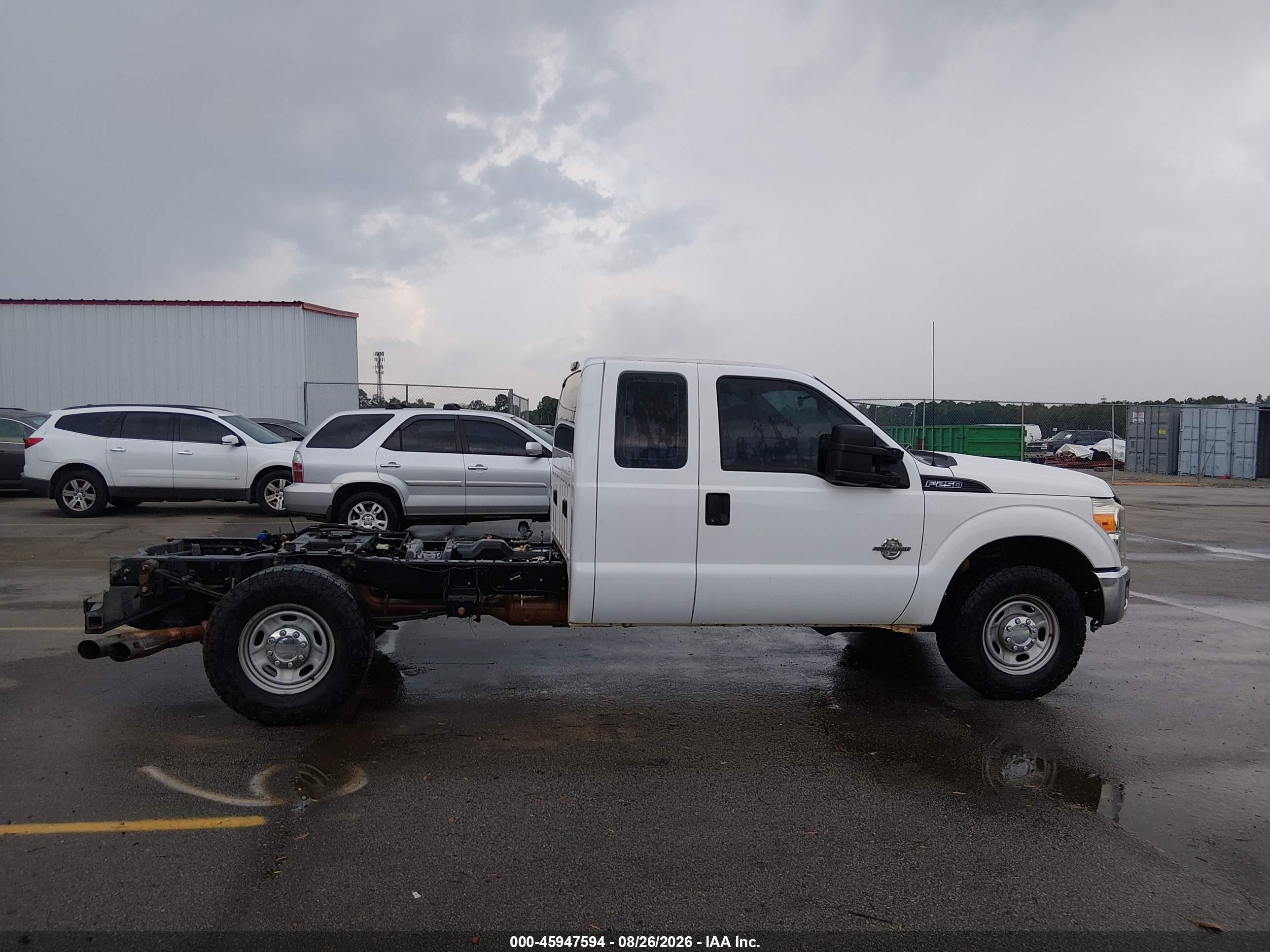 2013 Ford F-250 Xl White vin: 1FT7X2AT5DEA26780