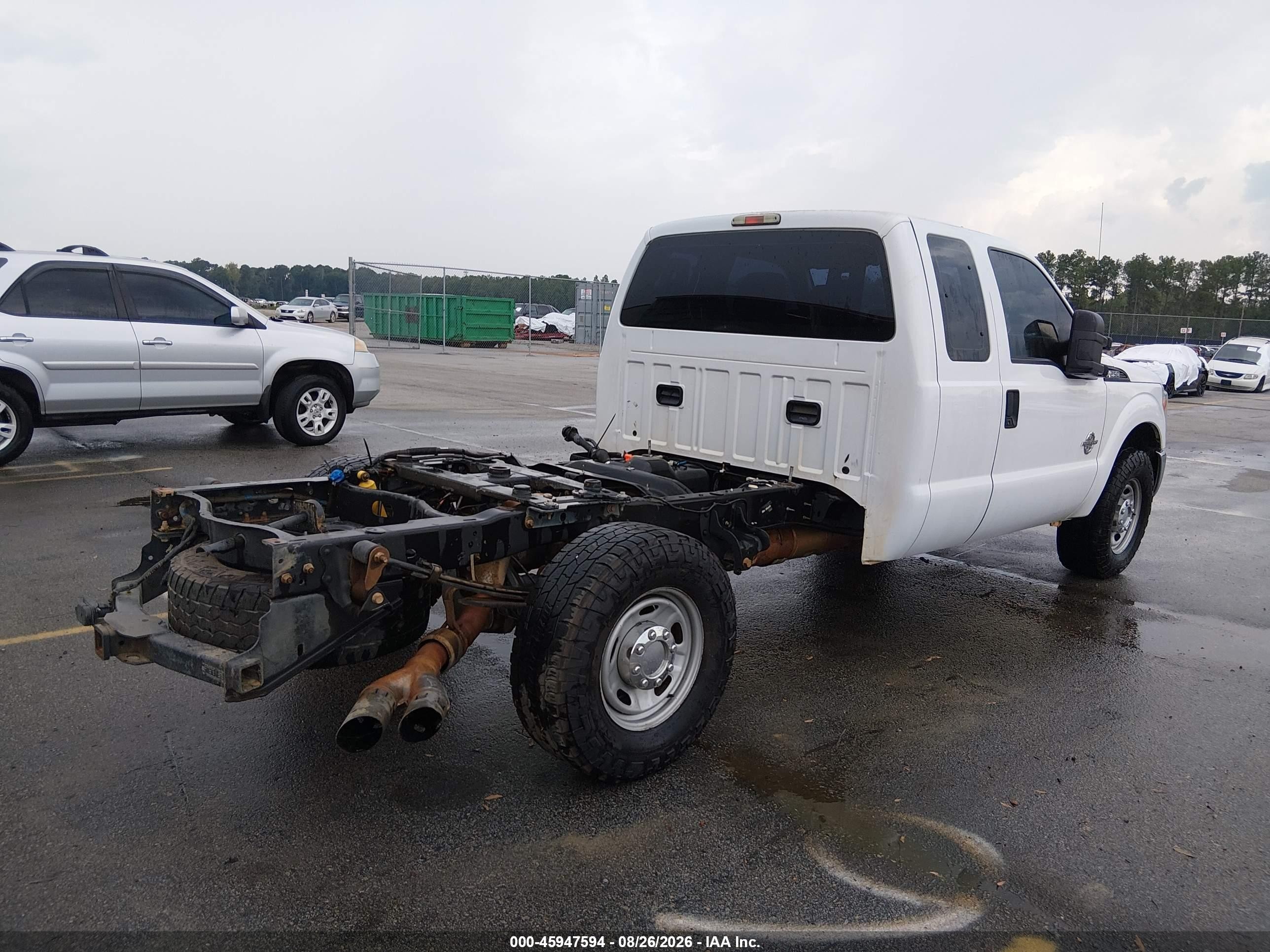 2013 Ford F-250 Xl White vin: 1FT7X2AT5DEA26780