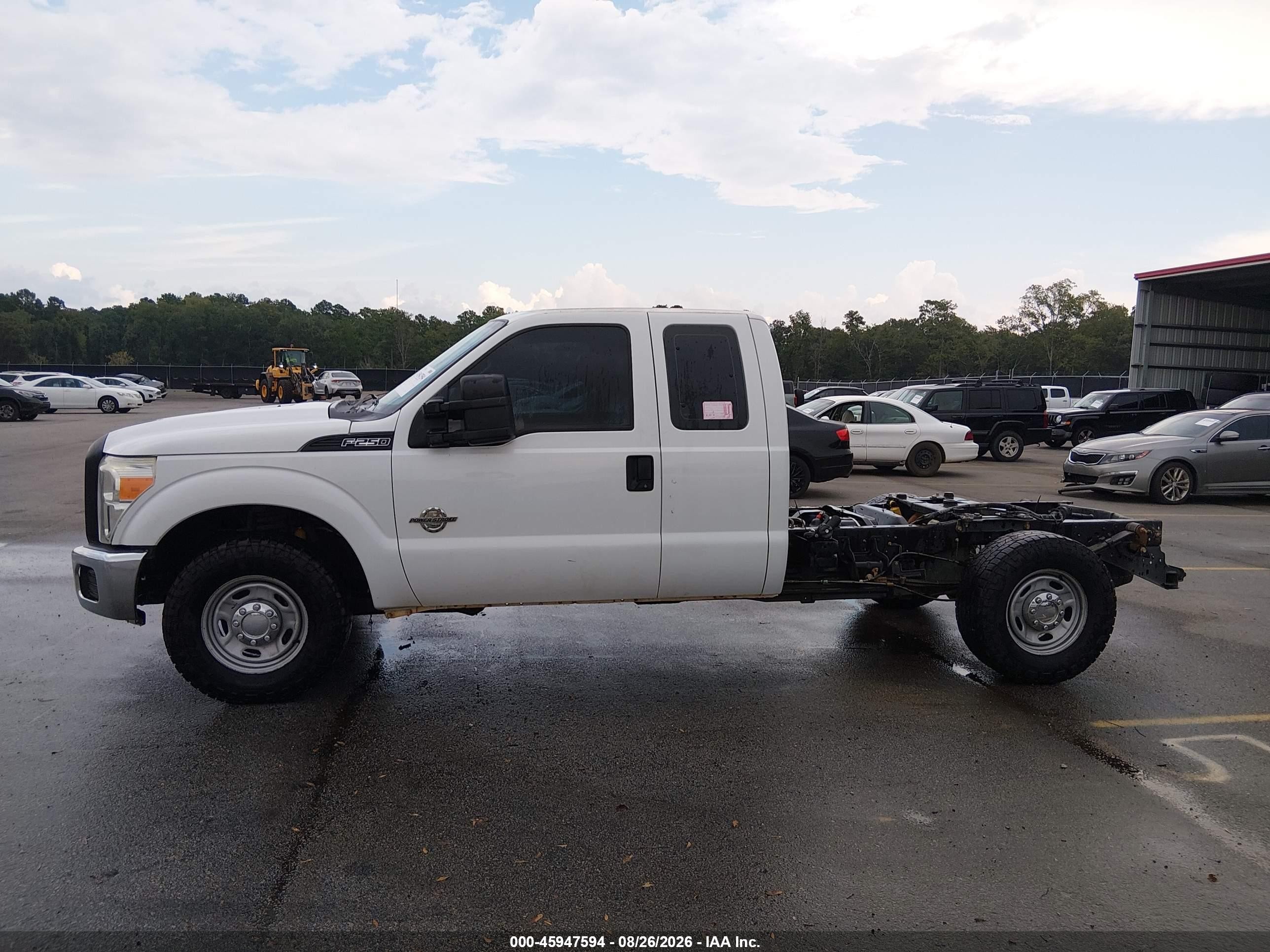 2013 Ford F-250 Xl White vin: 1FT7X2AT5DEA26780