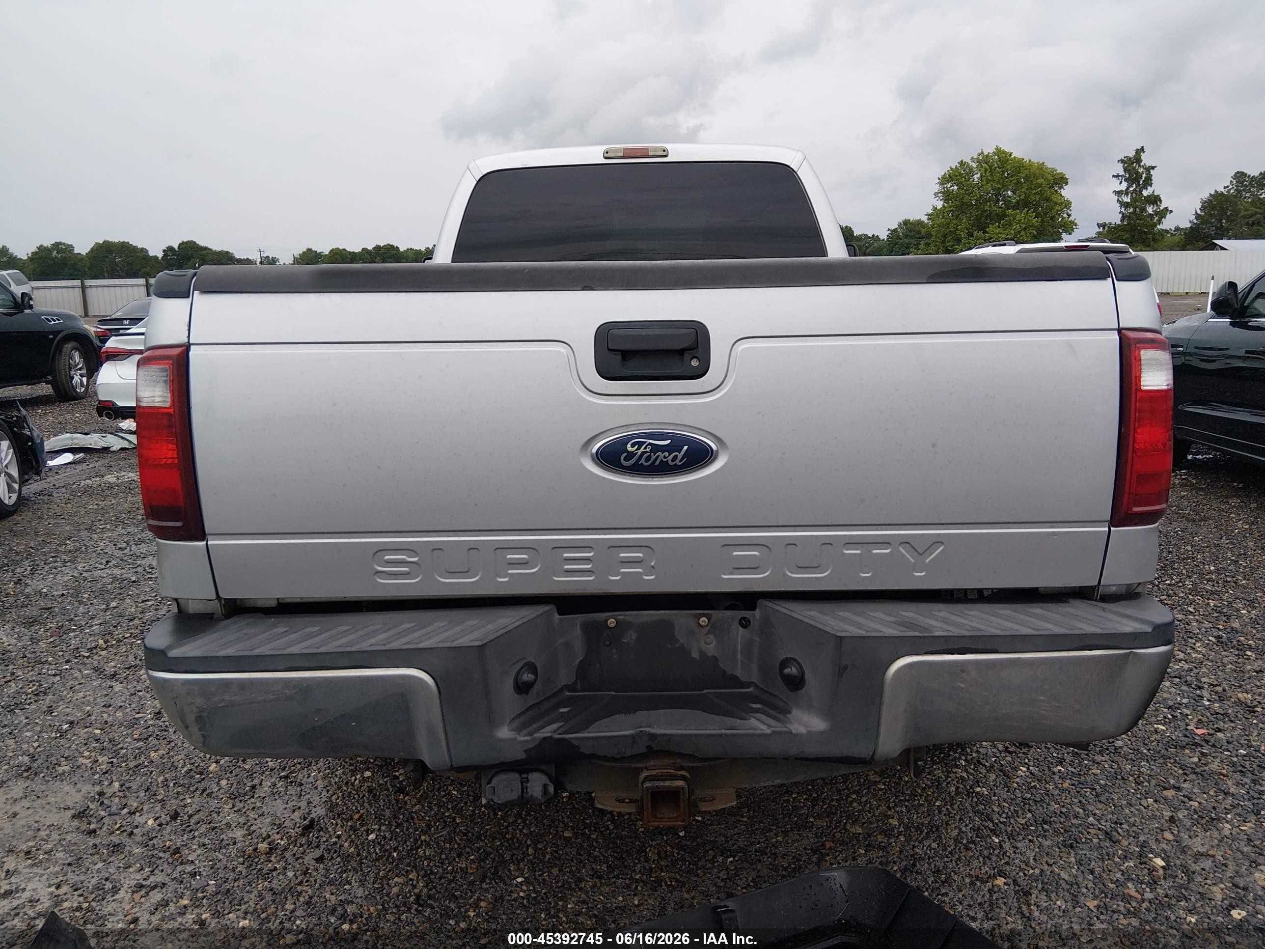 2014 Ford F-250 Lariat/xl/xlt Silver vin: 1FT7X2AT6EEB46654