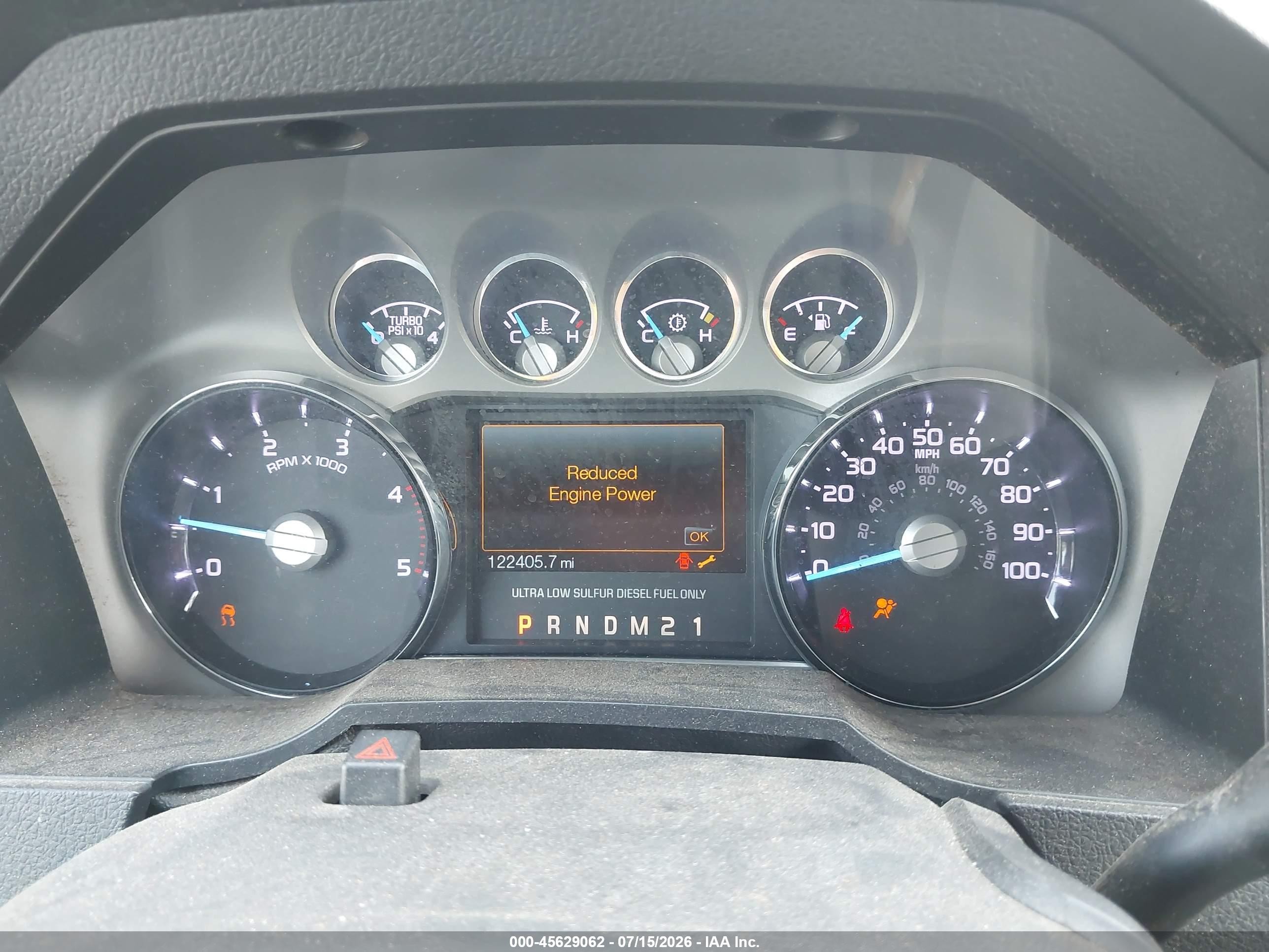 2011 Ford Super Duty F-250 Srw Lariat Blue vin: 1FT7X2AT7BEA45201