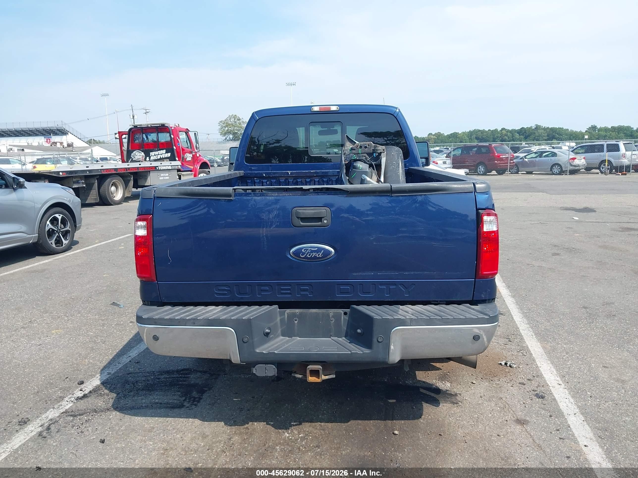 2011 Ford Super Duty F-250 Srw Lariat Blue vin: 1FT7X2AT7BEA45201