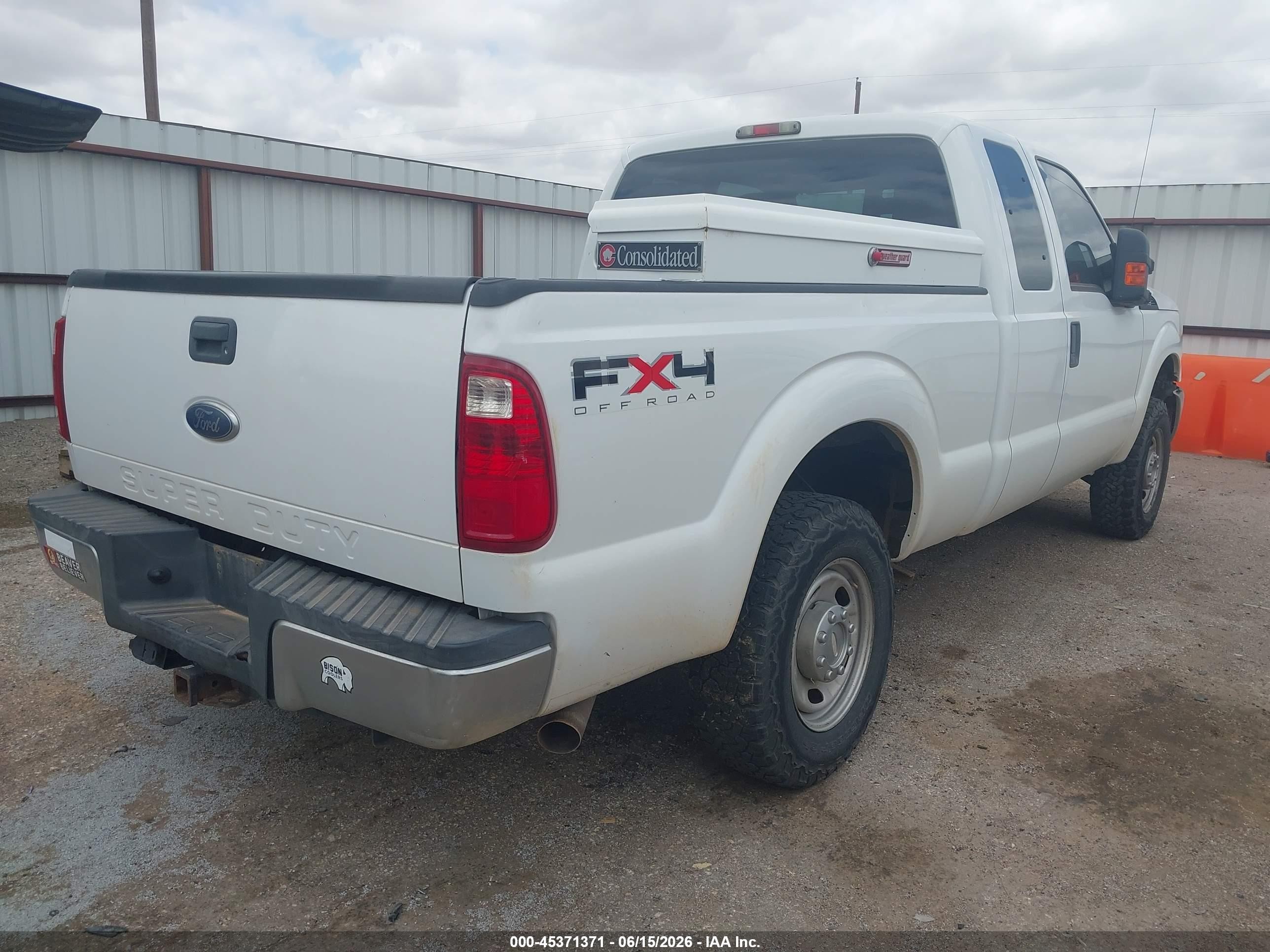 2011 Ford Super Duty F-250 Srw Xl White vin: 1FT7X2B60BEB23813