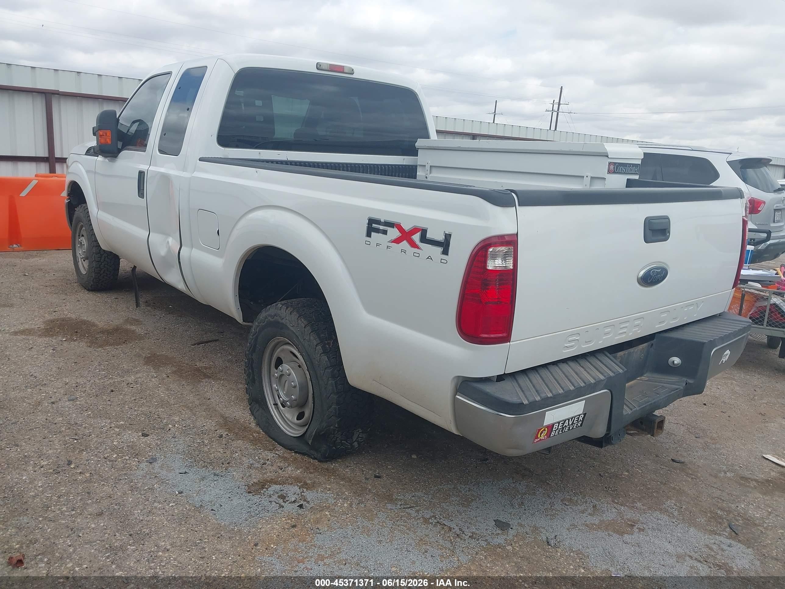 2011 Ford Super Duty F-250 Srw Xl White vin: 1FT7X2B60BEB23813