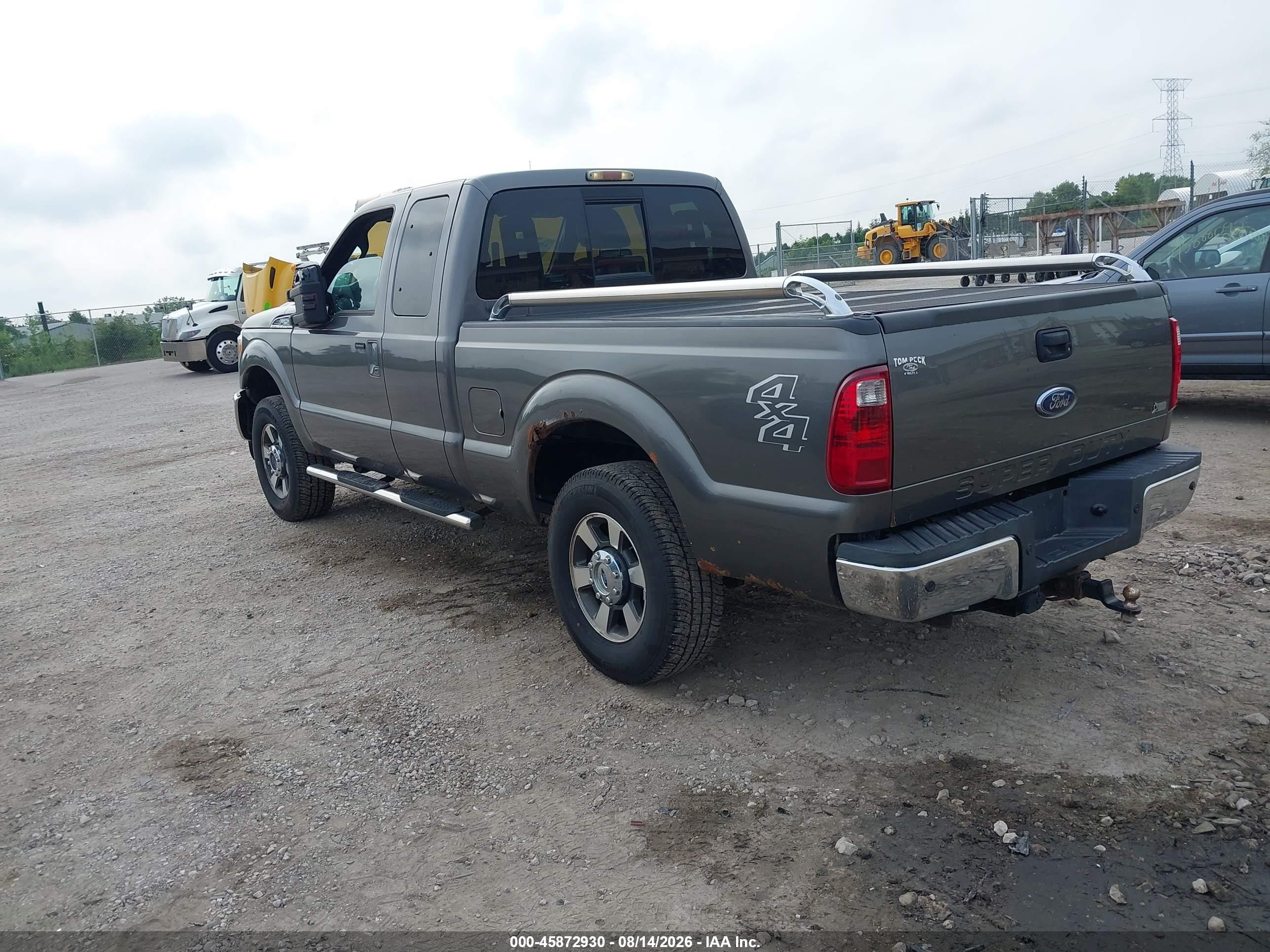 2011 Ford F-250 Lariat Gray vin: 1FT7X2B60BEC39545