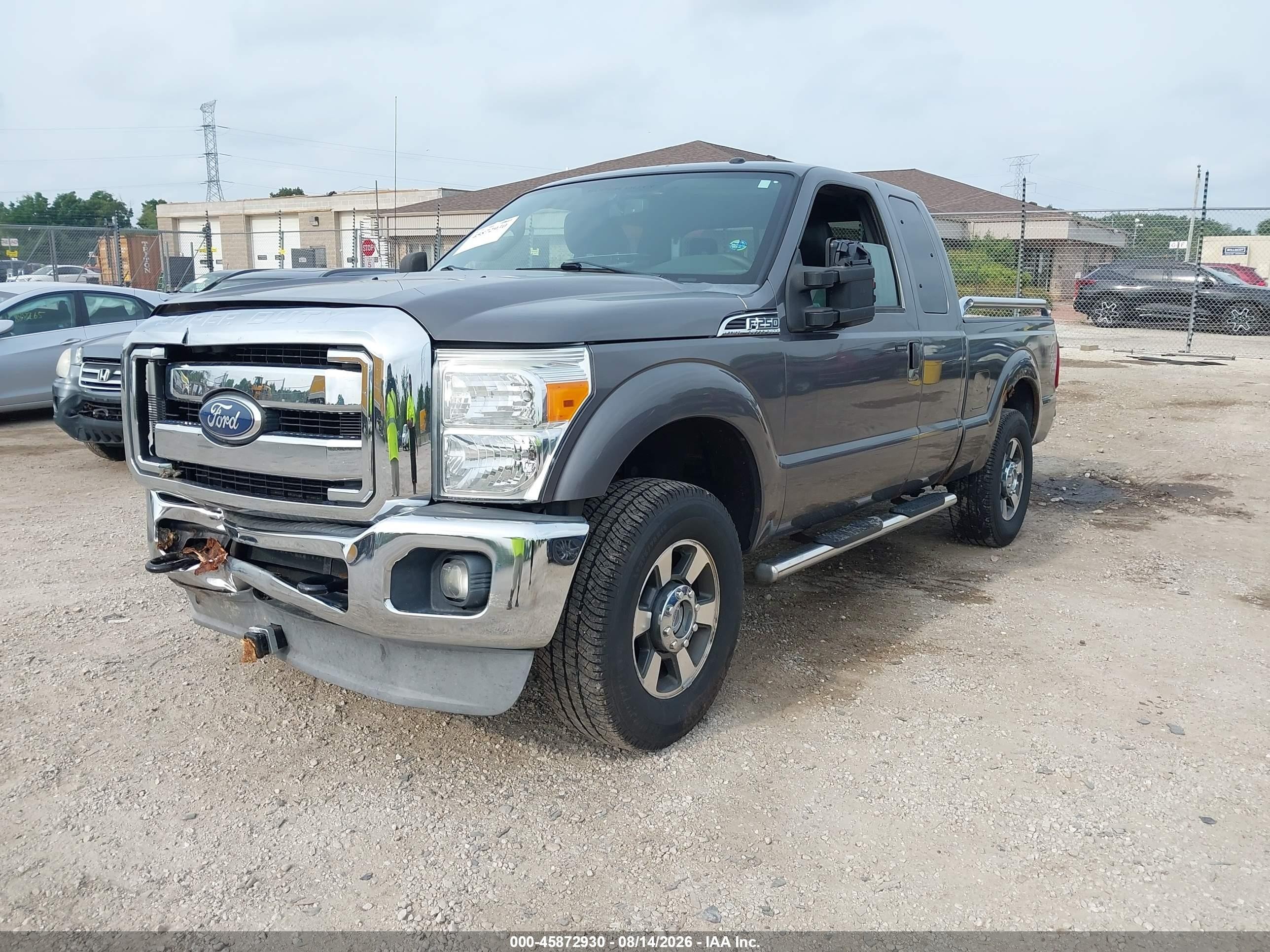 2011 Ford F-250 Lariat Gray vin: 1FT7X2B60BEC39545